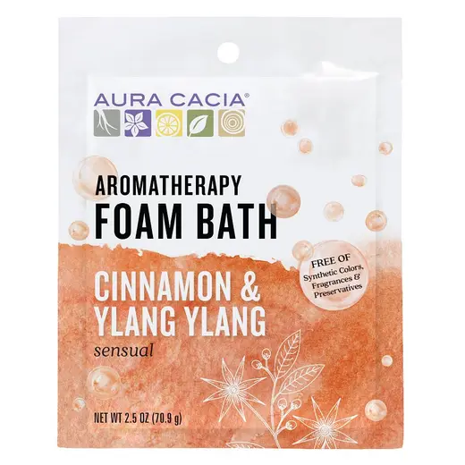 Aura Cacia - Cinnamon & Ylang Ylang Foam Bath