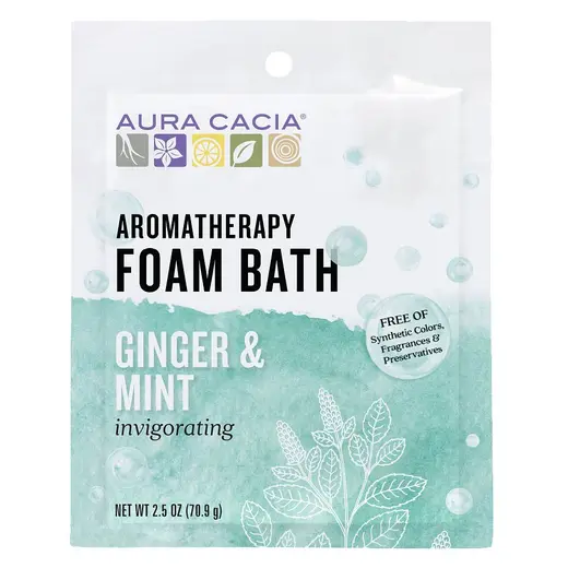 Aura Cacia - Ginger & Mint Foam Bath