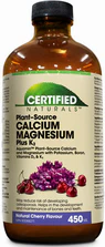 Certified Naturals - Plant-Source Calcium Magnesium Plus K2 Natural Cherry