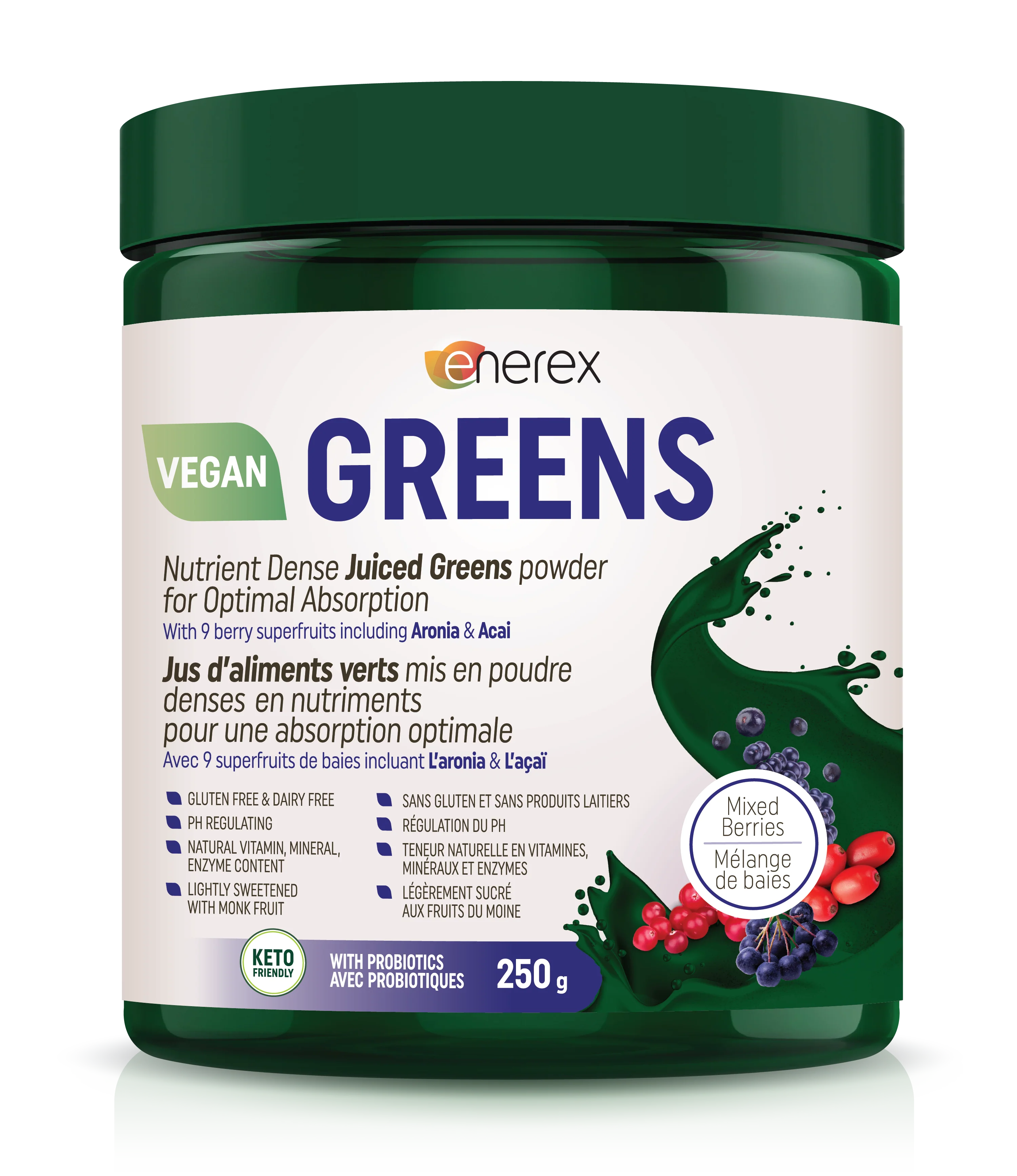 Enerex - Greens Mixed Berries