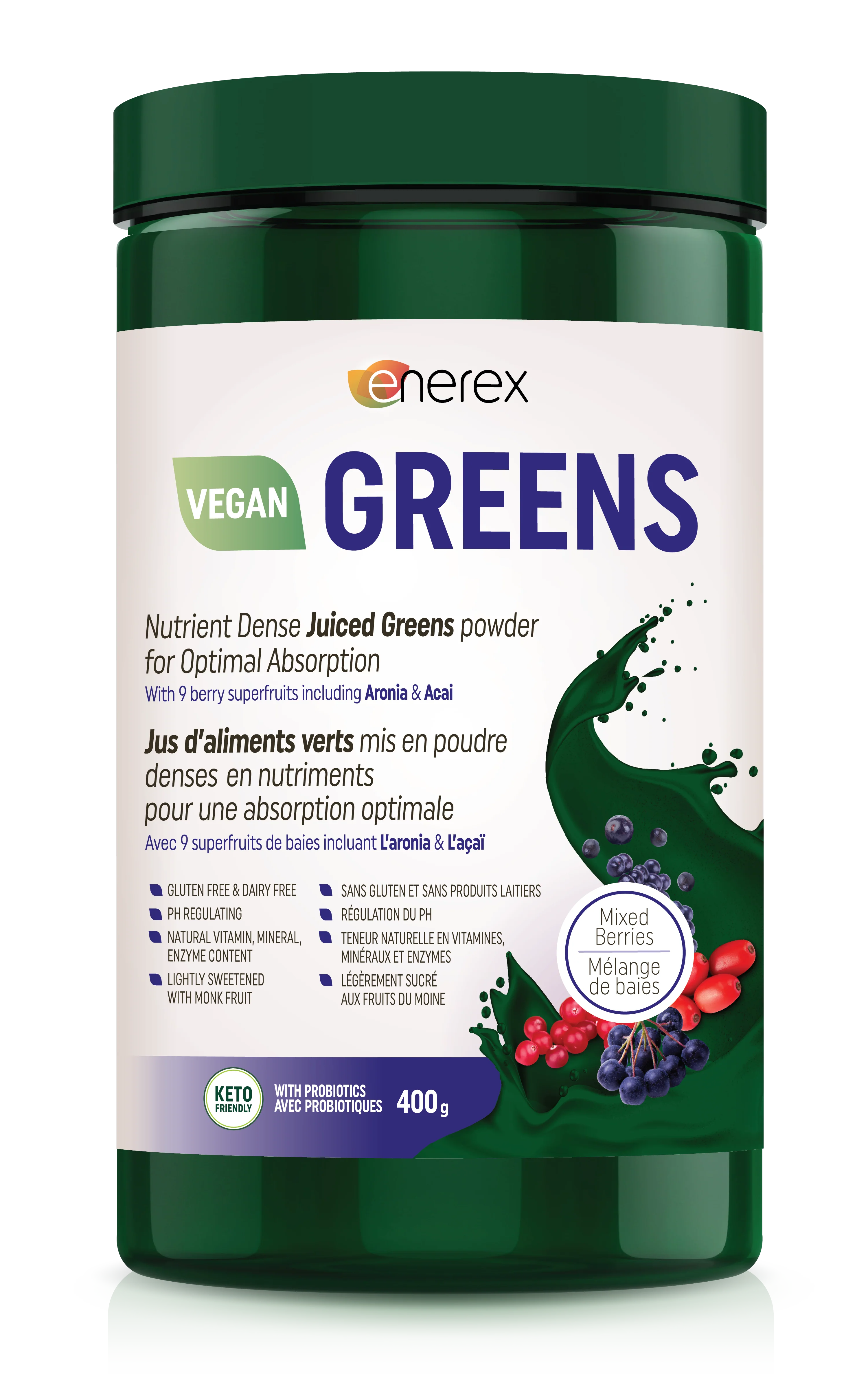 Enerex - Greens Mixed Berries - Image 2