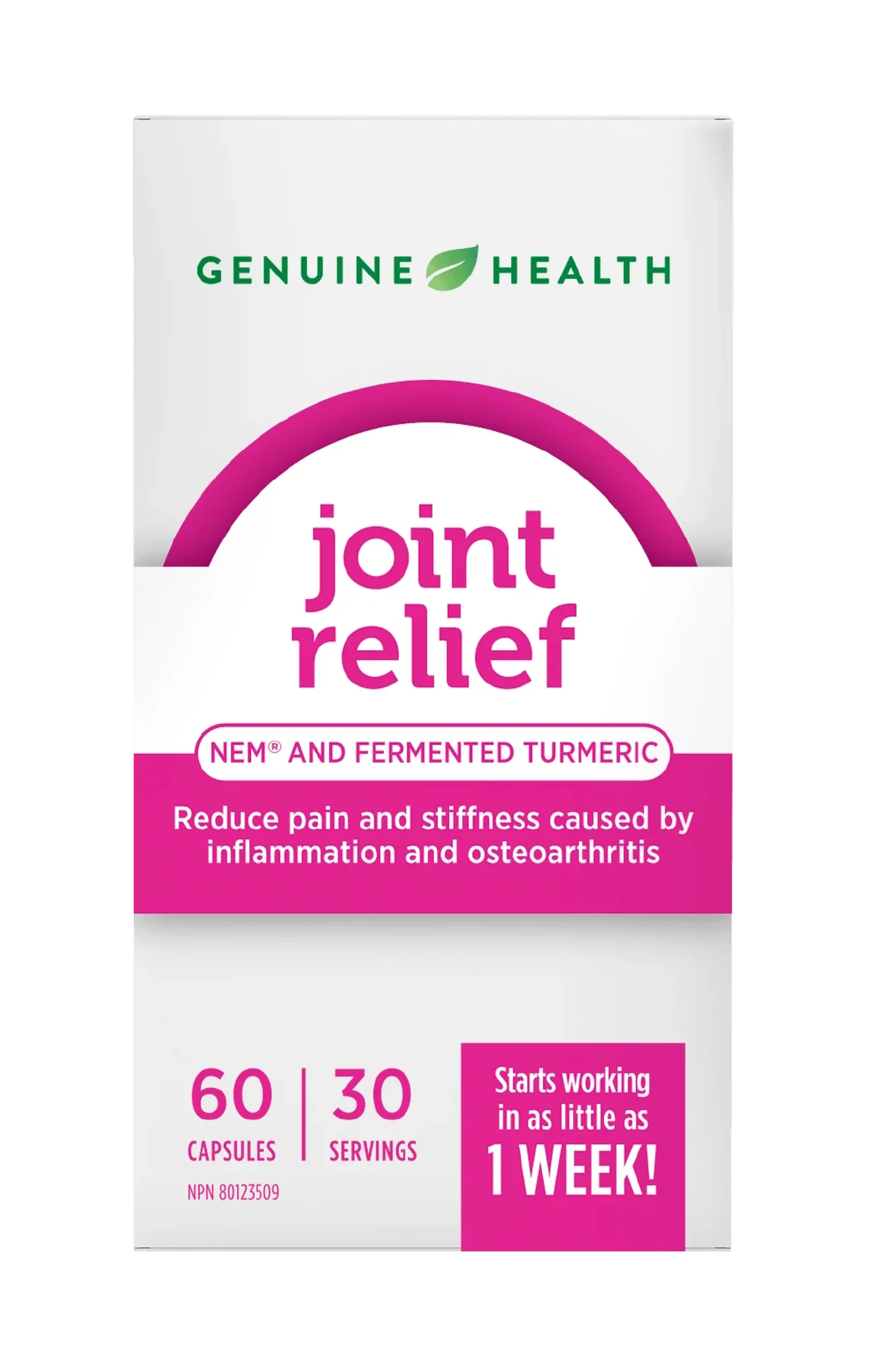 Genuine Health - Joint Relief with NEM and Turmeric