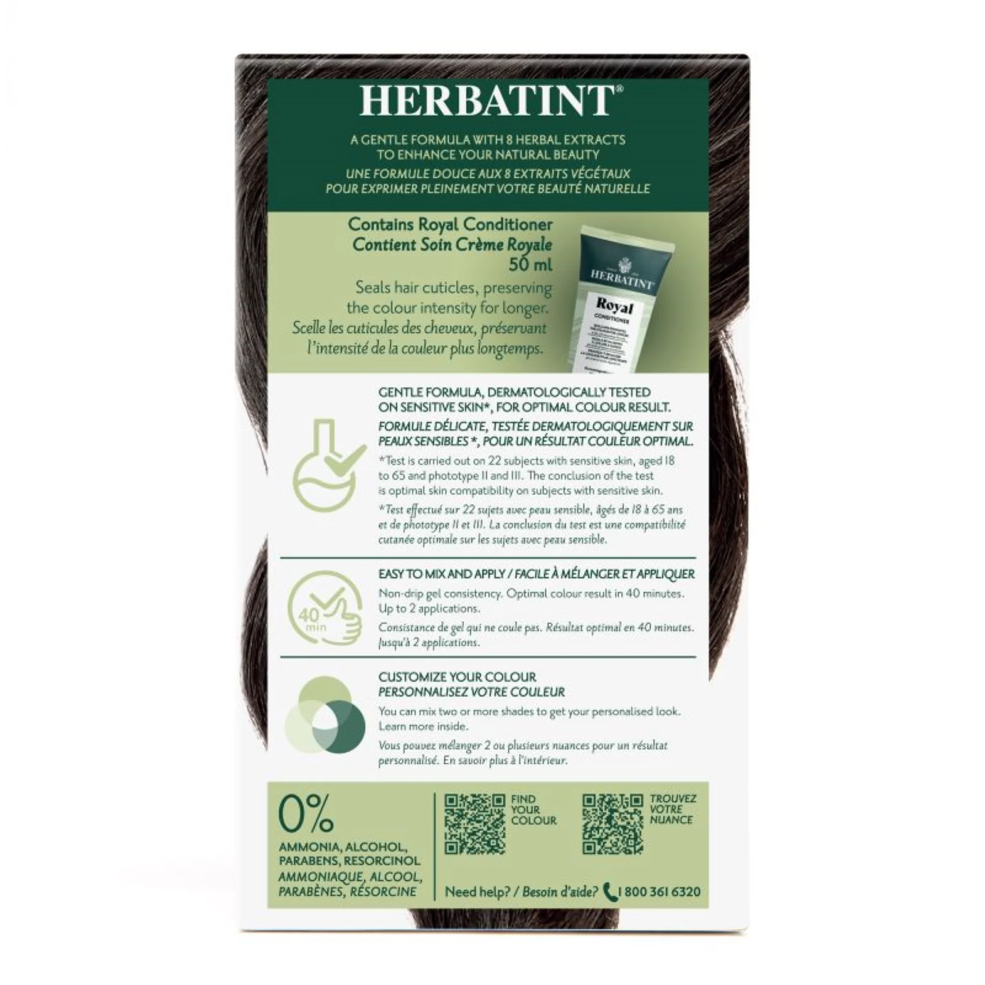 Herbatint - Permanent Hair Colour 3N Dark Chestnut - Image 2
