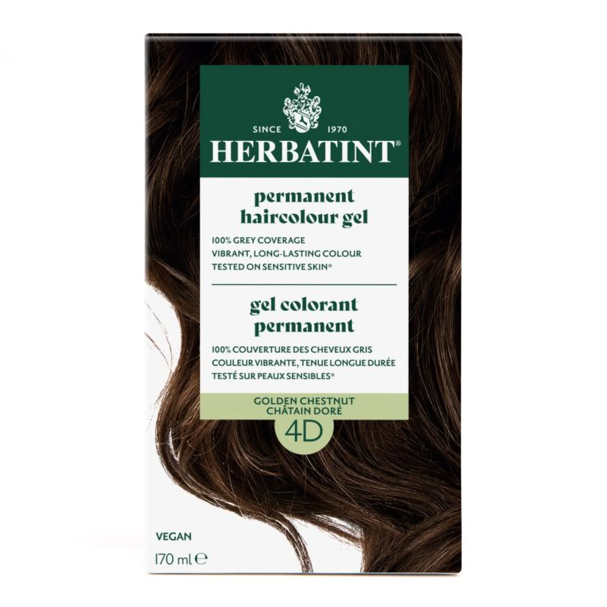 Herbatint - Permanent Hair Colour 4D Golden Chestnut