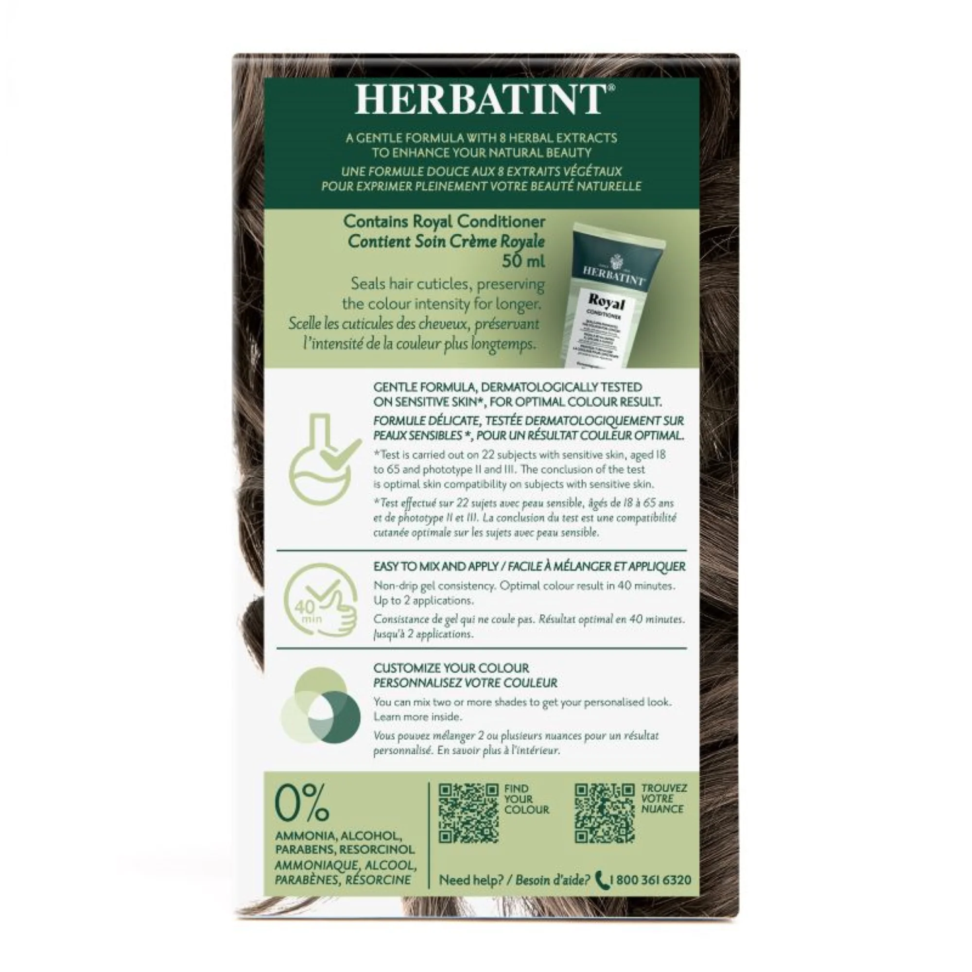 Herbatint - Permanent Hair Colour 5N Light Chestnut - Image 2