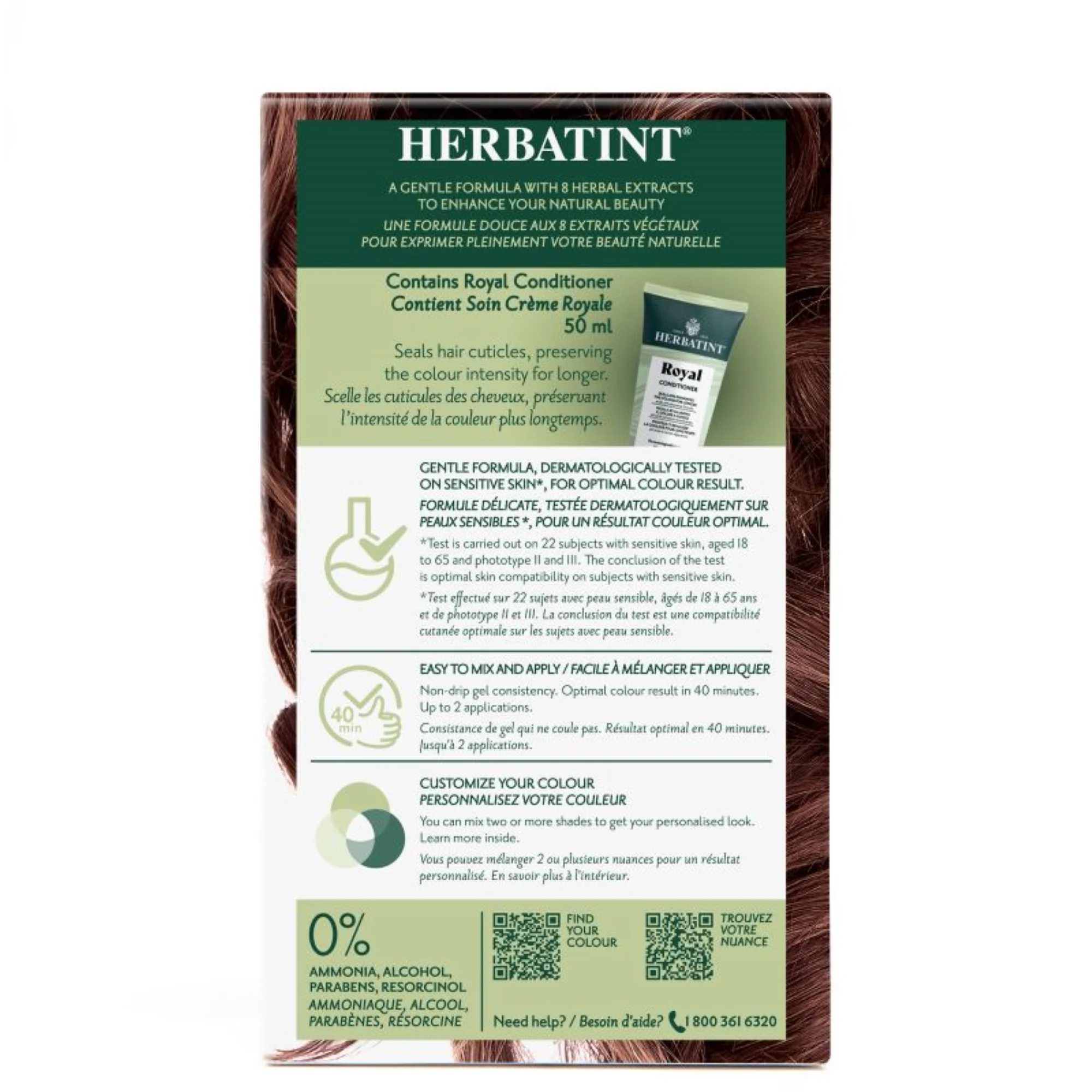 Herbatint - Permanent Hair Colour 5R Light Copper Chestnut - Image 2