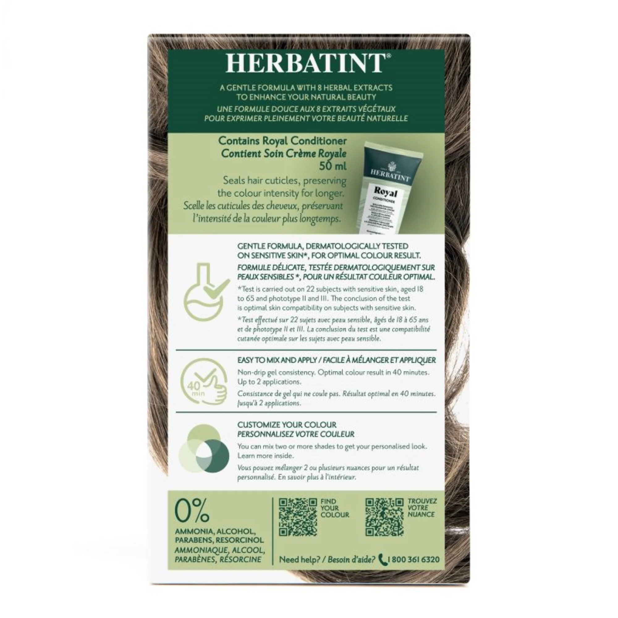 Herbatint - Permanent Hair Colour 6N Dark Blonde - Image 2