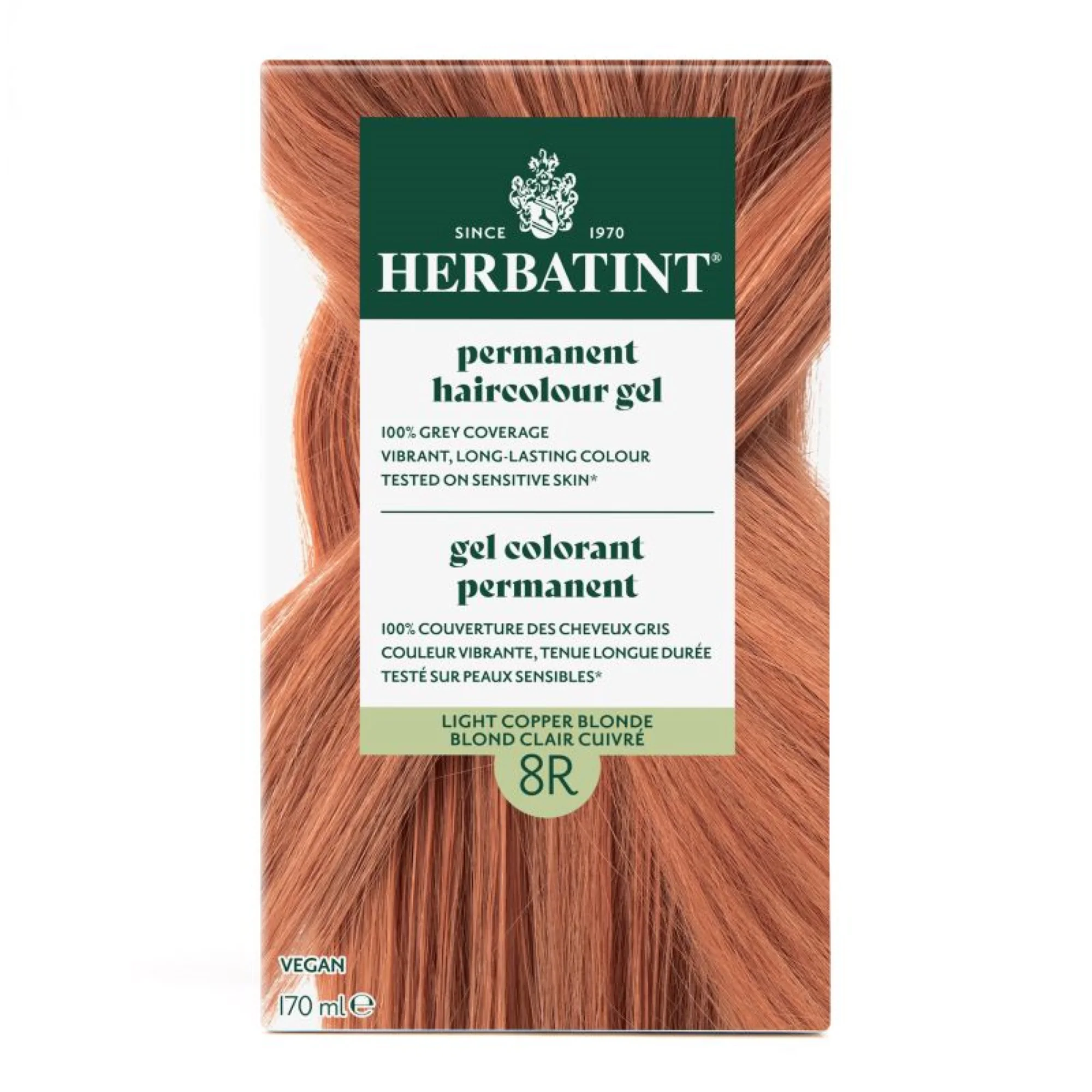 Herbatint - Permanent Hair Colour 8R Light Copper Blonde