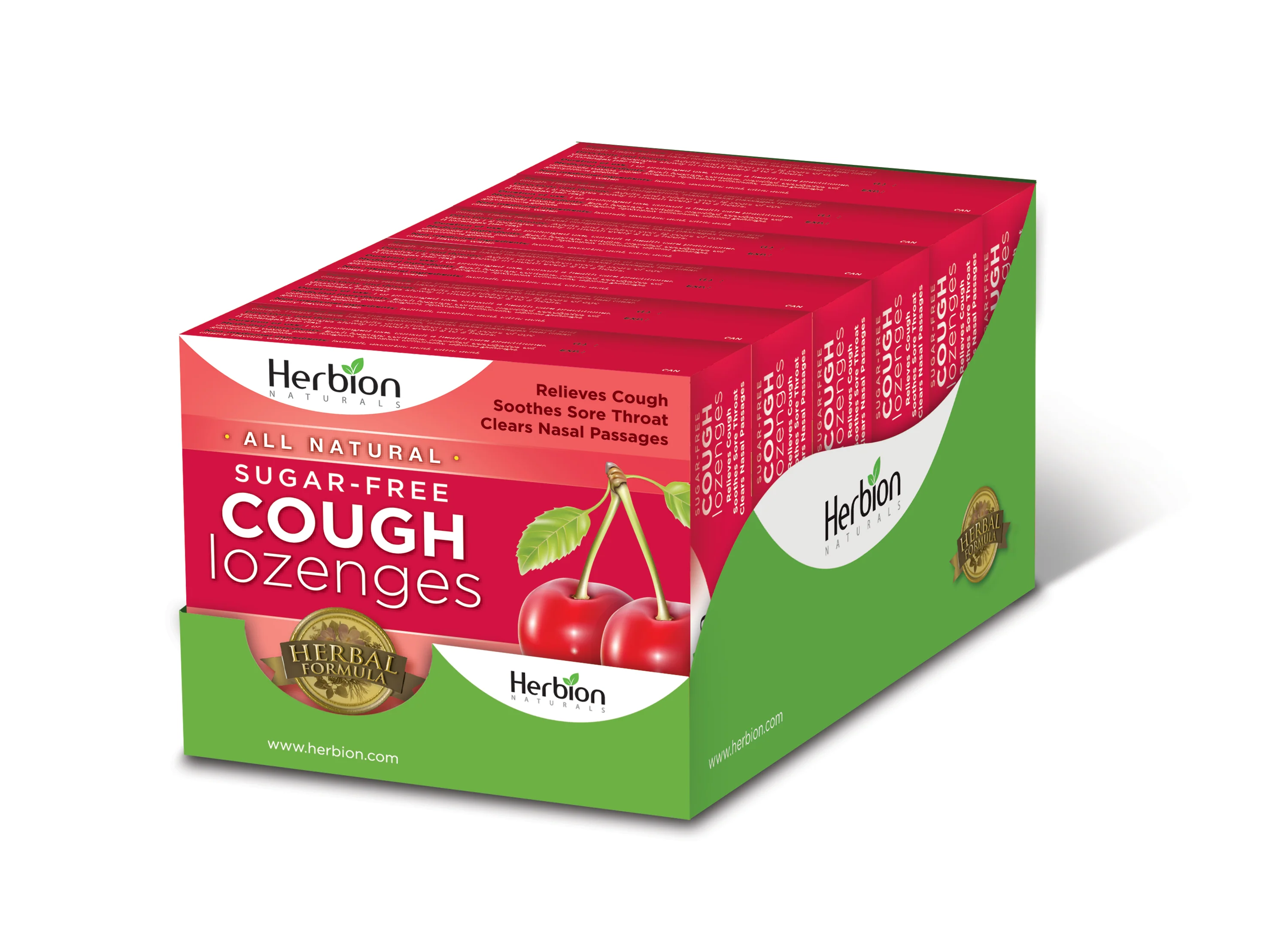 Herbion - Sugar Free Cough Lozenges Cherry - Image 2