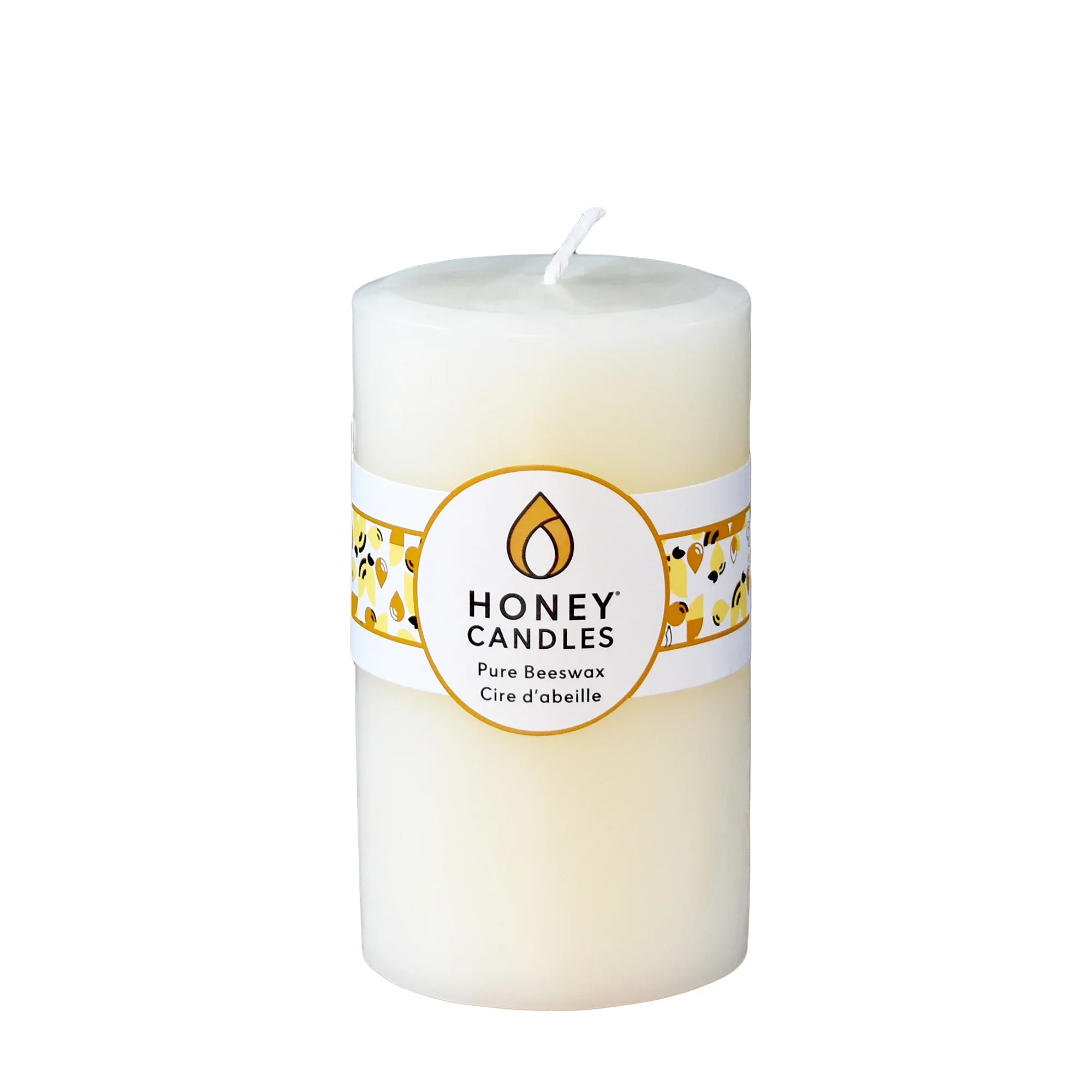 Honey Candles - 5" Round Pearl