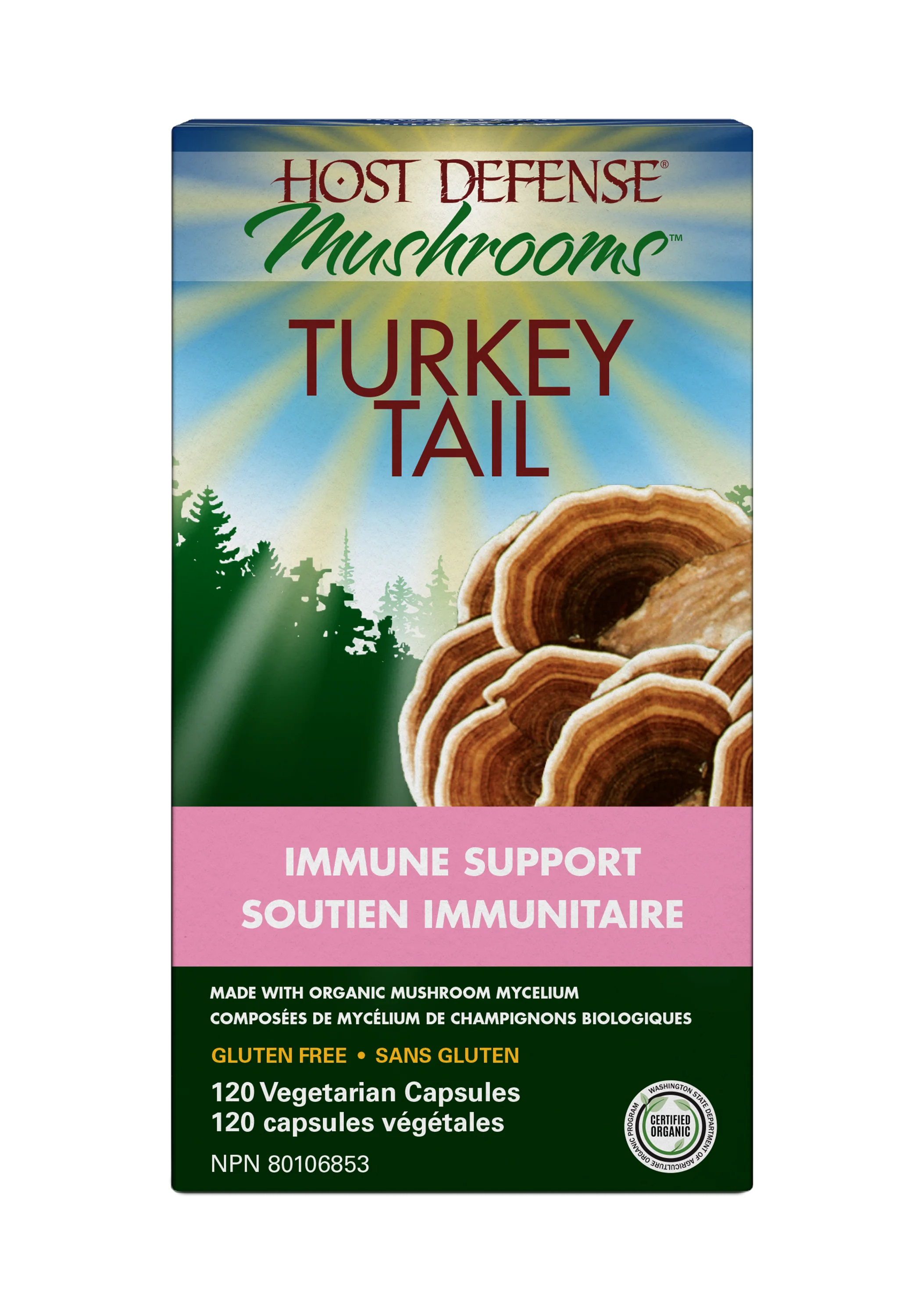Host Defense - Turkey Tail Organic Mushroom - Image 2