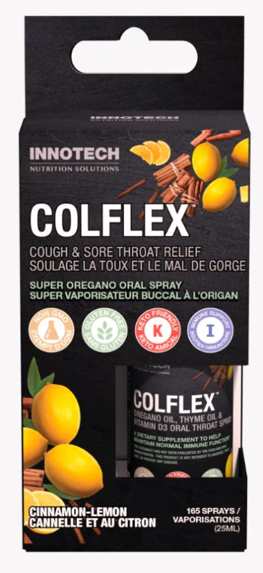InnoTech - Colflex Super Oregano Oral Spray Cinnamon-Lemon