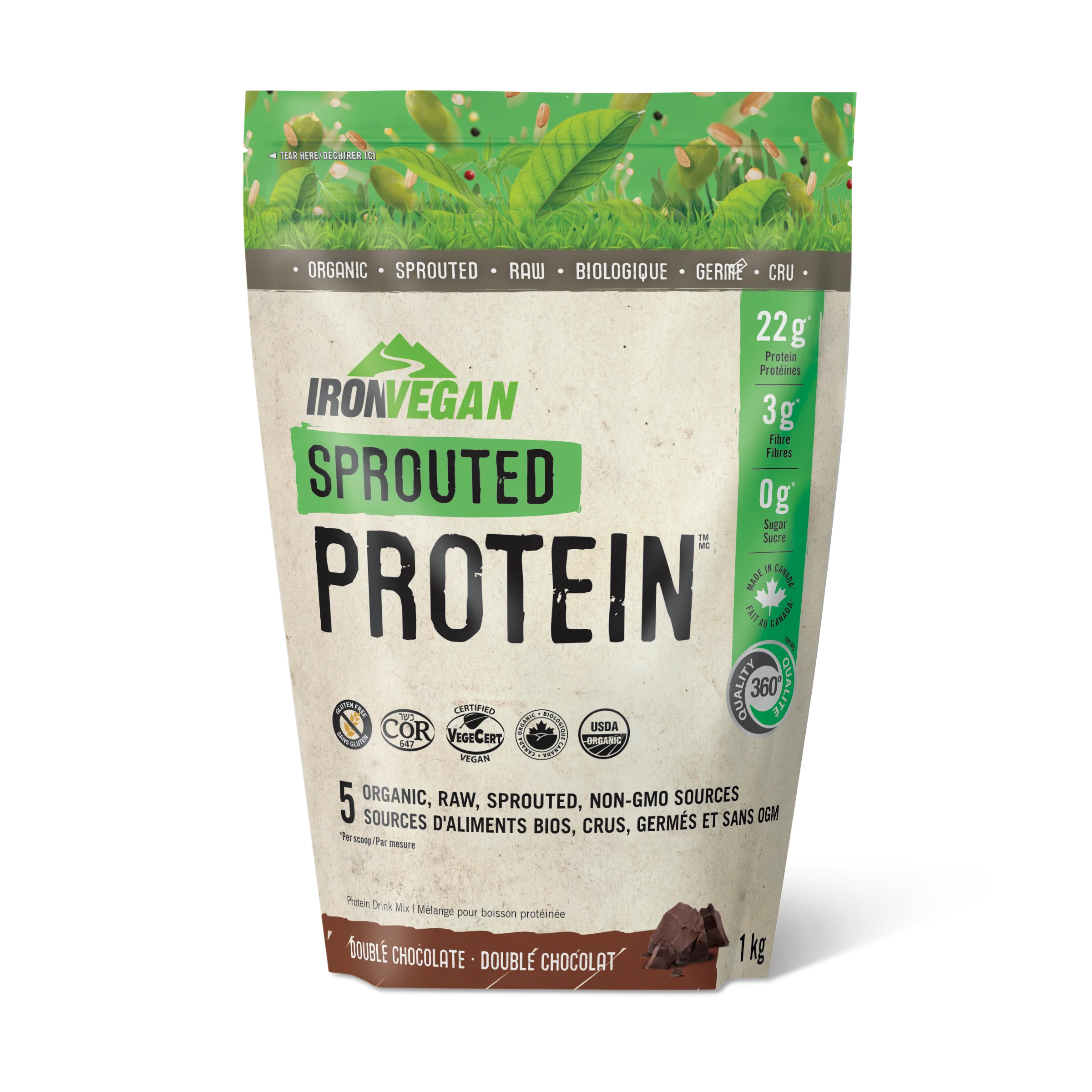 Iron Vegan - Sprouted Protein Double Chocolate