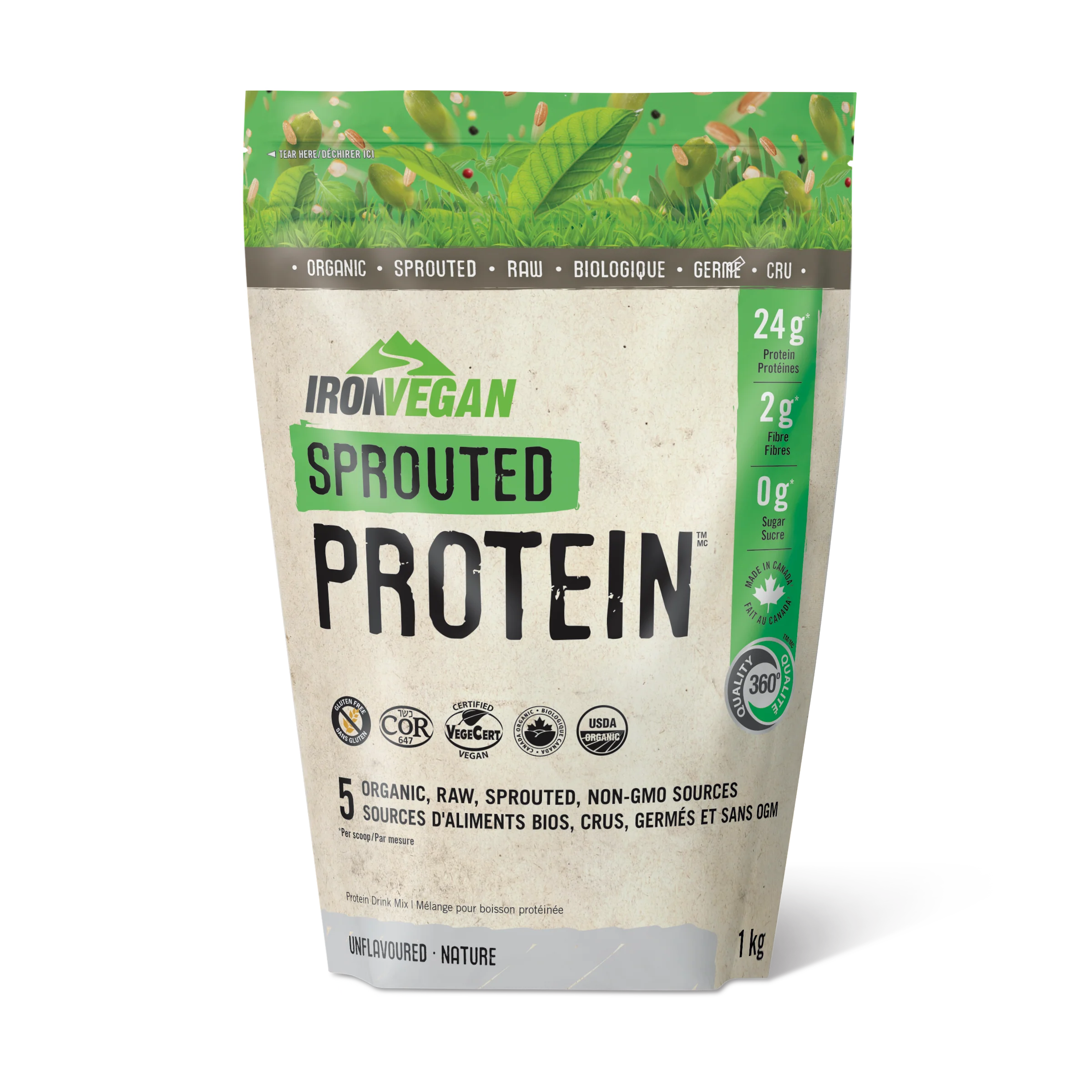 Iron Vegan - Sprouted Protein Unflavoured