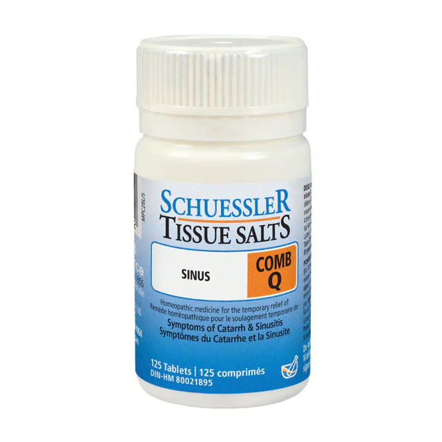 Schuessler Tissue Salts - Comb Q: Sinus 6X *