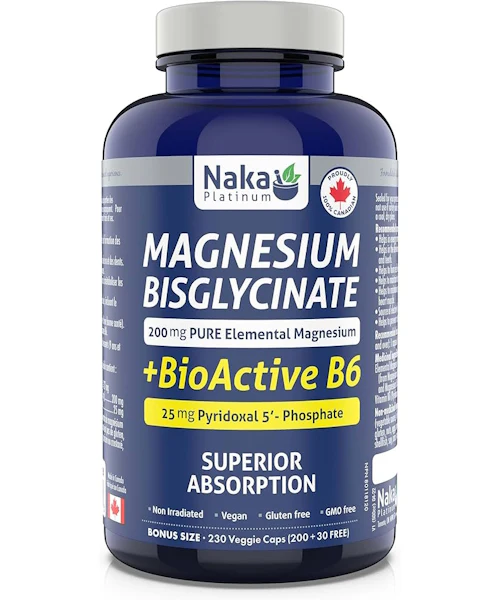 Naka - Magnesium Bisglycinate + BioActive B6