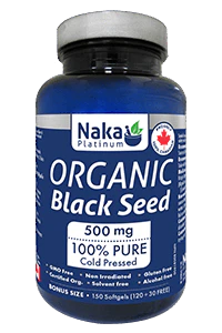 Naka Platinum Organic Black Seed Softgels