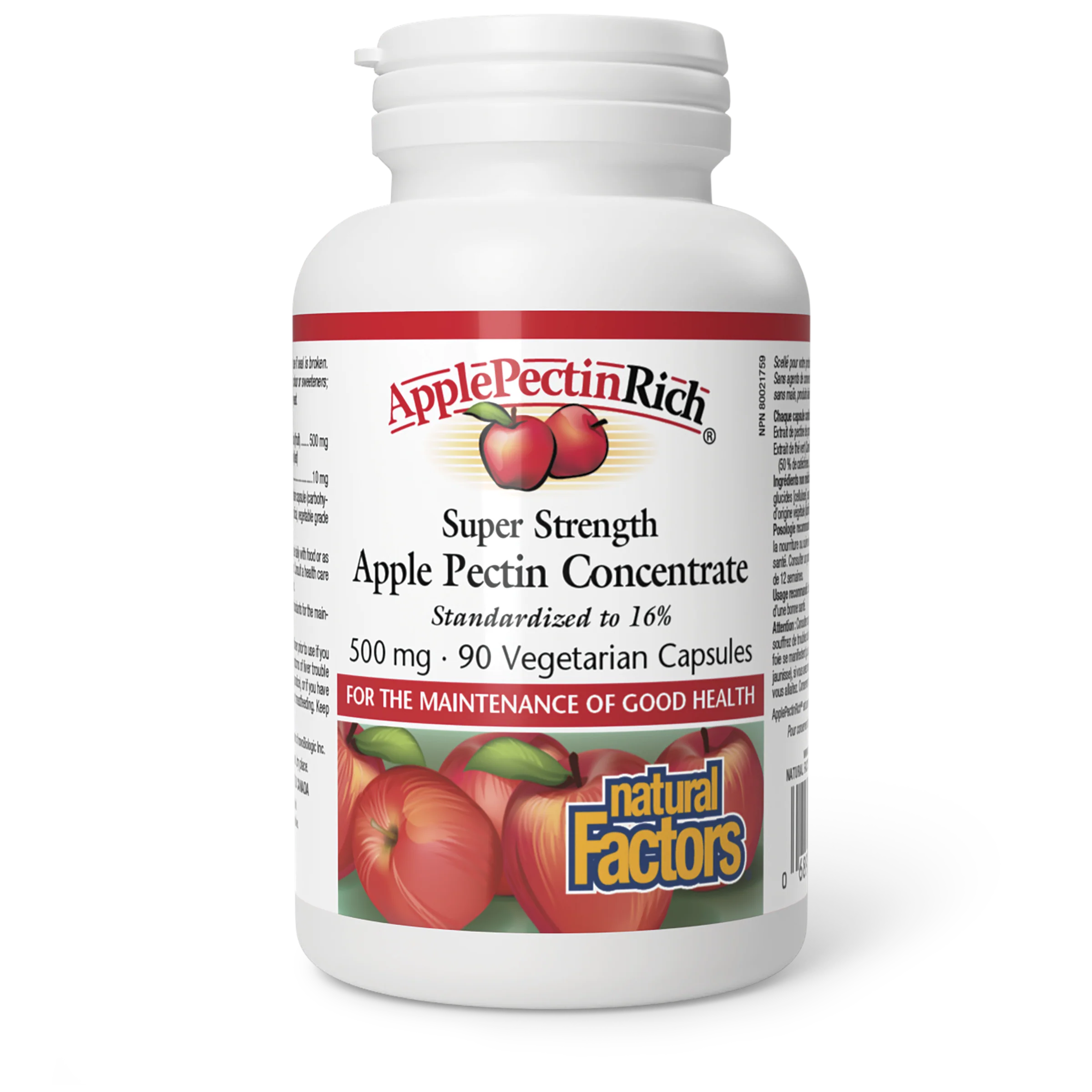 Natural Factors - ApplepectinRich Super Strength Apple Pectin Concentrate - Image 2