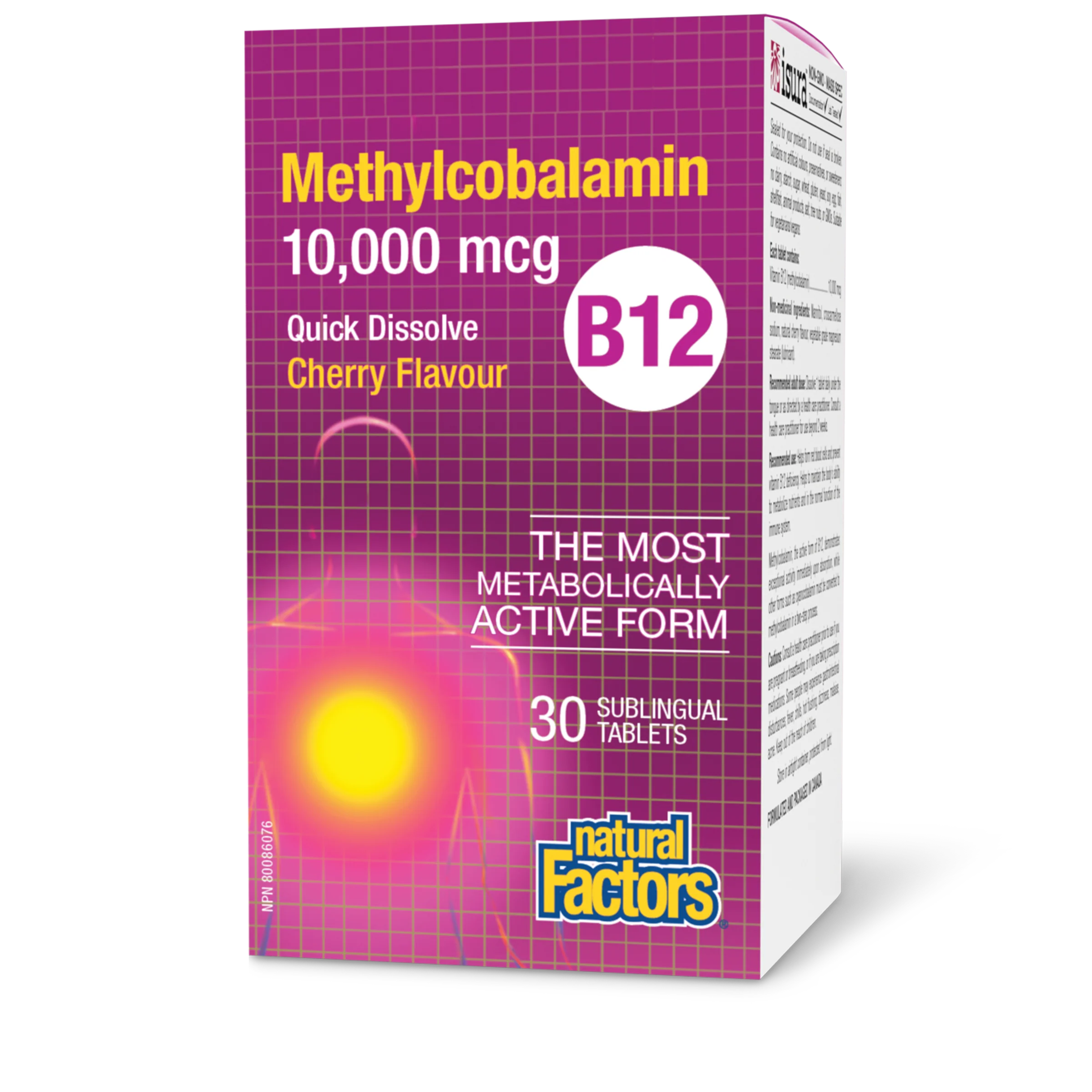 Natural Factors - B12 Methylcobalamin - 10,000 mcg