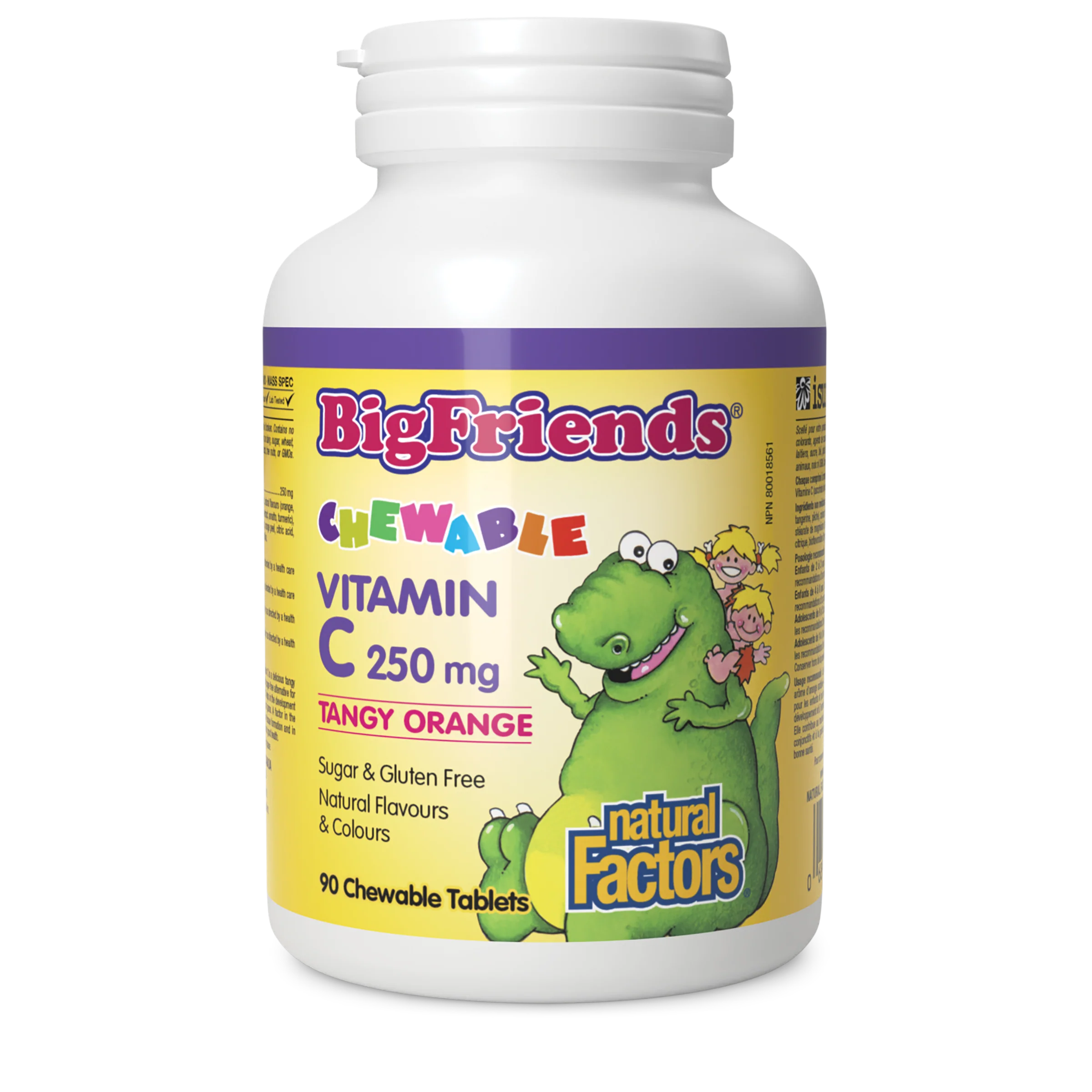 Natural Factors - Big Friends Chewable Vitamin C - 250 mg - Image 2