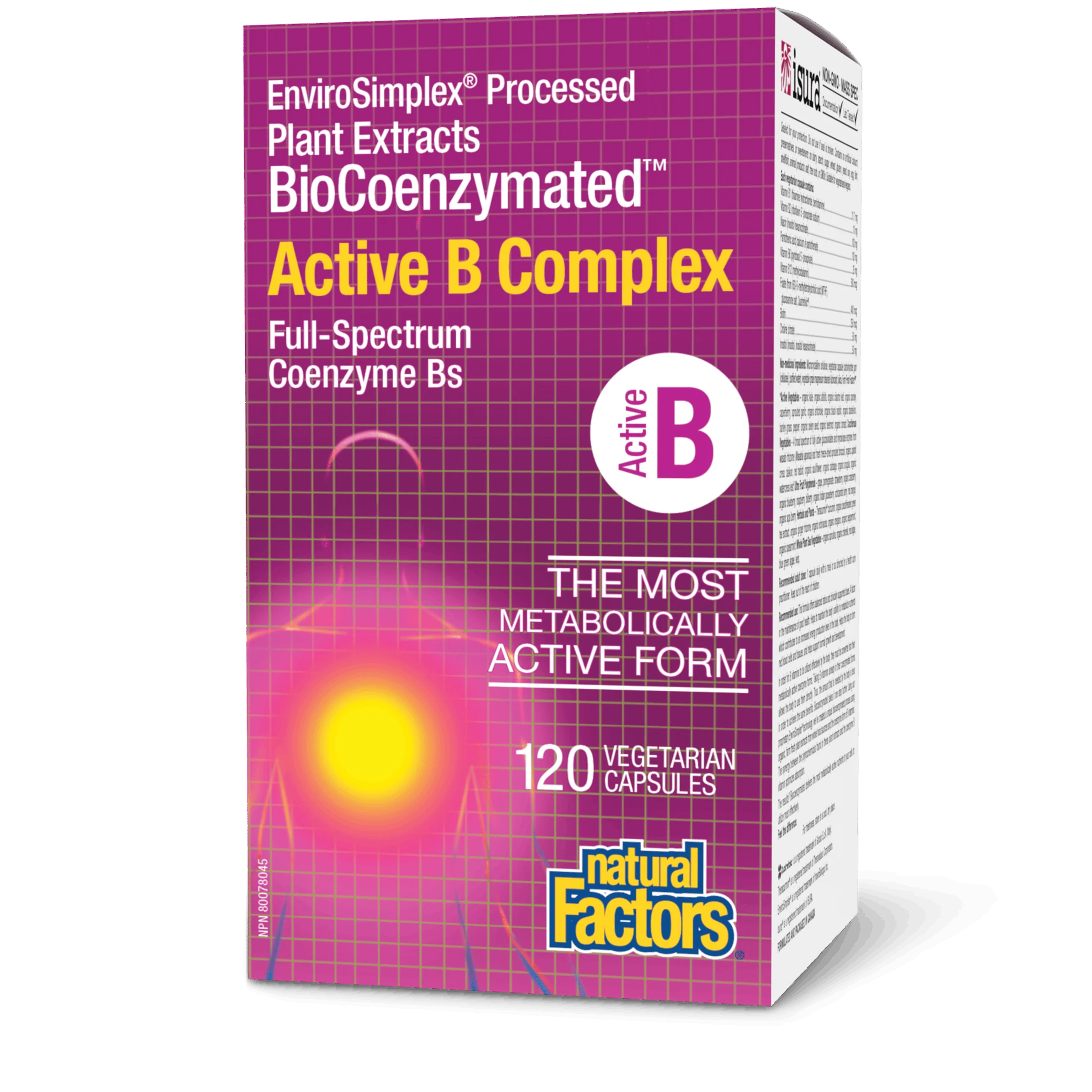 Natural Factors - BioCoenzymated Active B Complex - Image 2