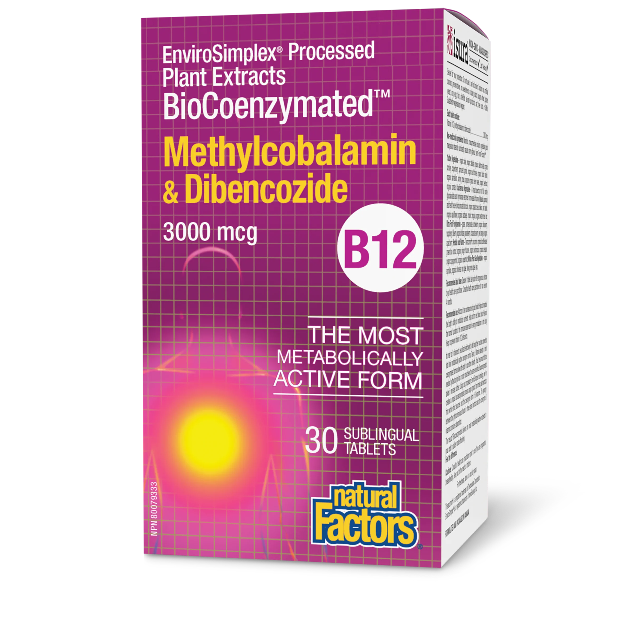 Natural Factors - BioCoenzymated Methylcobalamin & Dibencozide B12 - Image 2