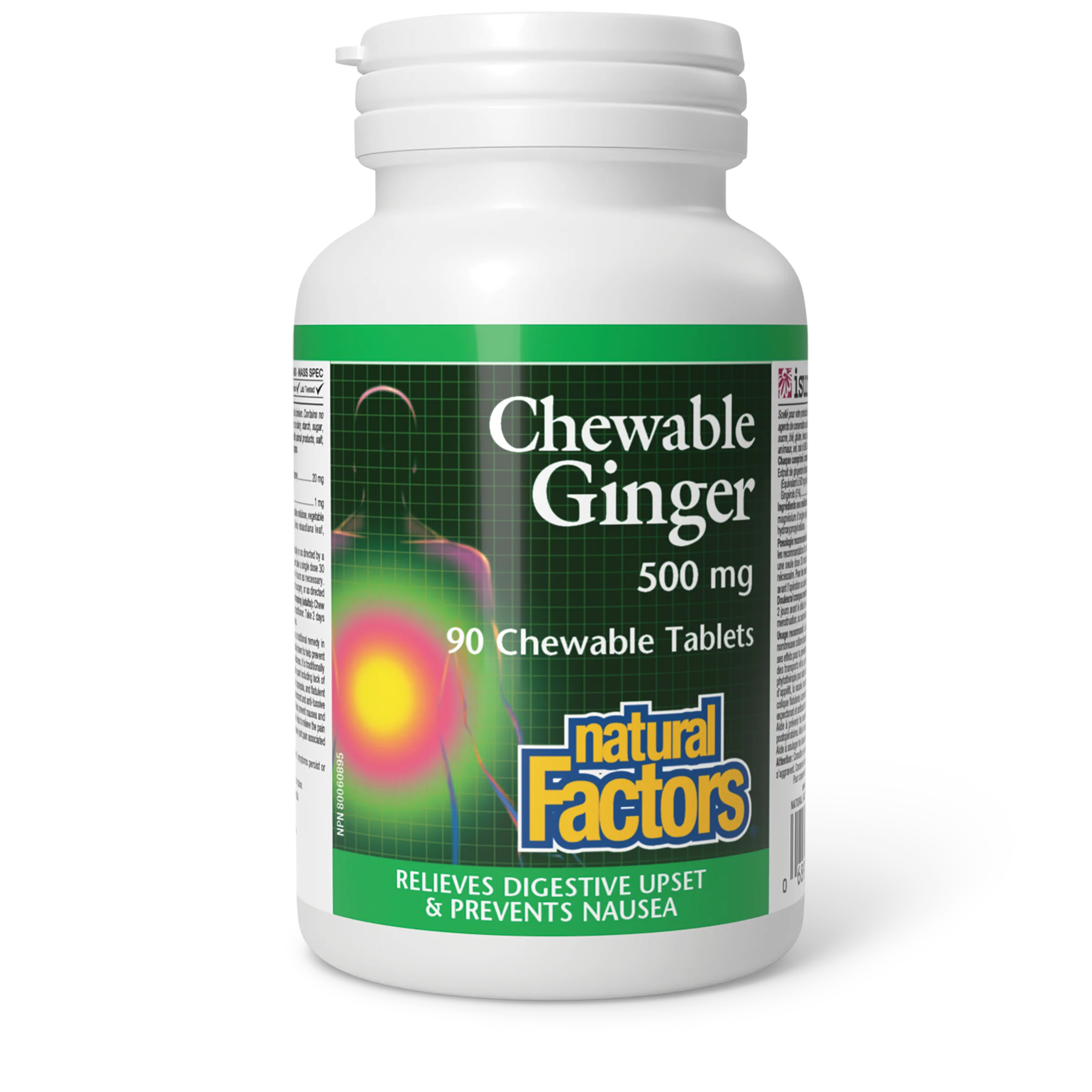Natural Factors - Chewable Ginger - 500 mg
