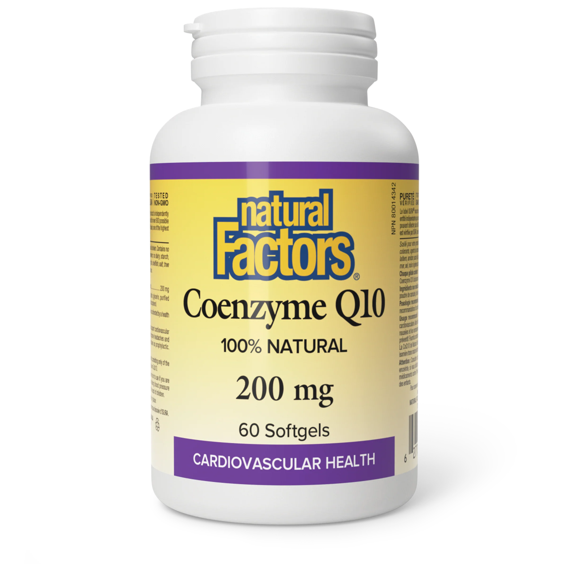 Natural Factors - CoEnzyme Q10 - 200 mg - Image 2