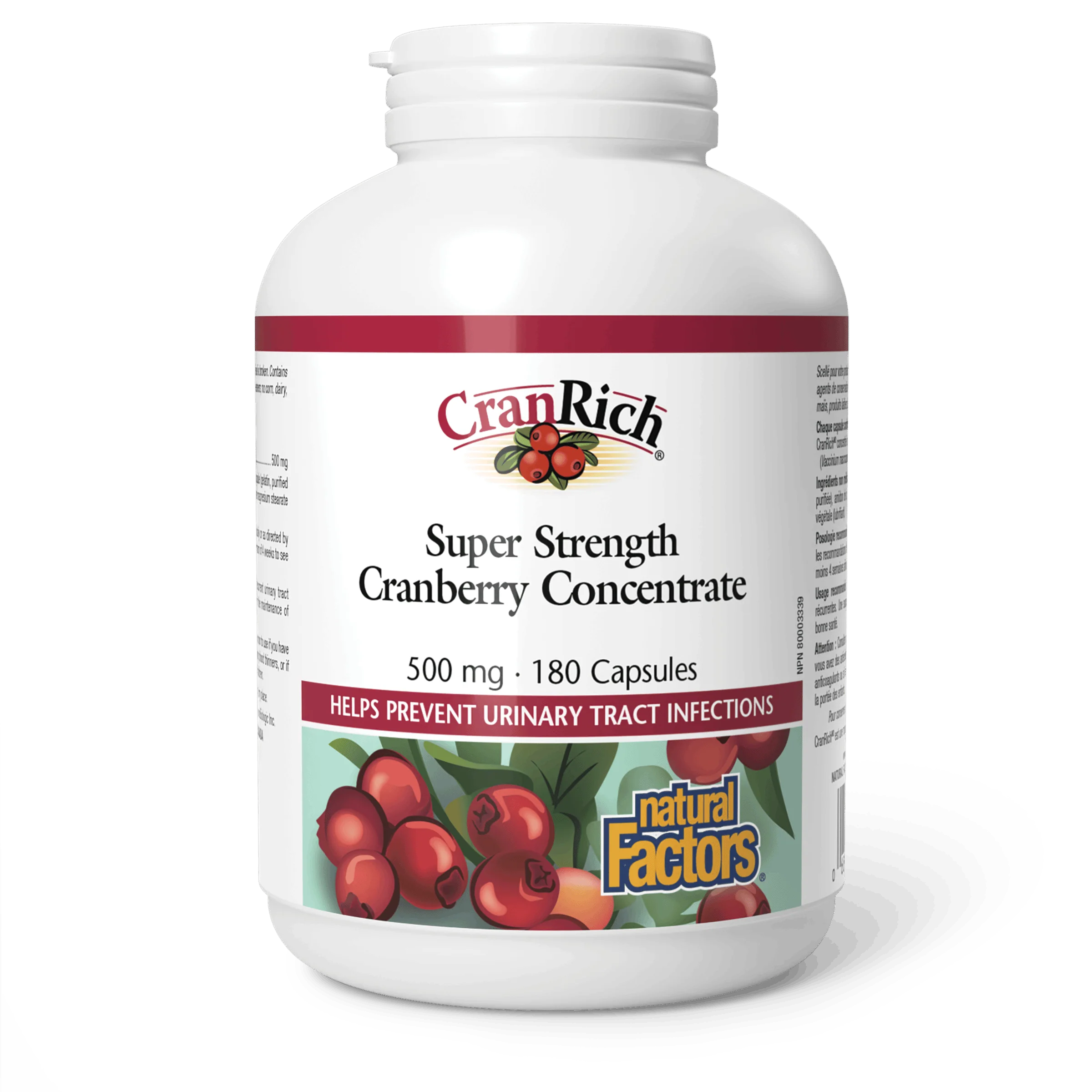 Natural Factors - CranRich Super Strength Cranberry Concentrate - Image 2