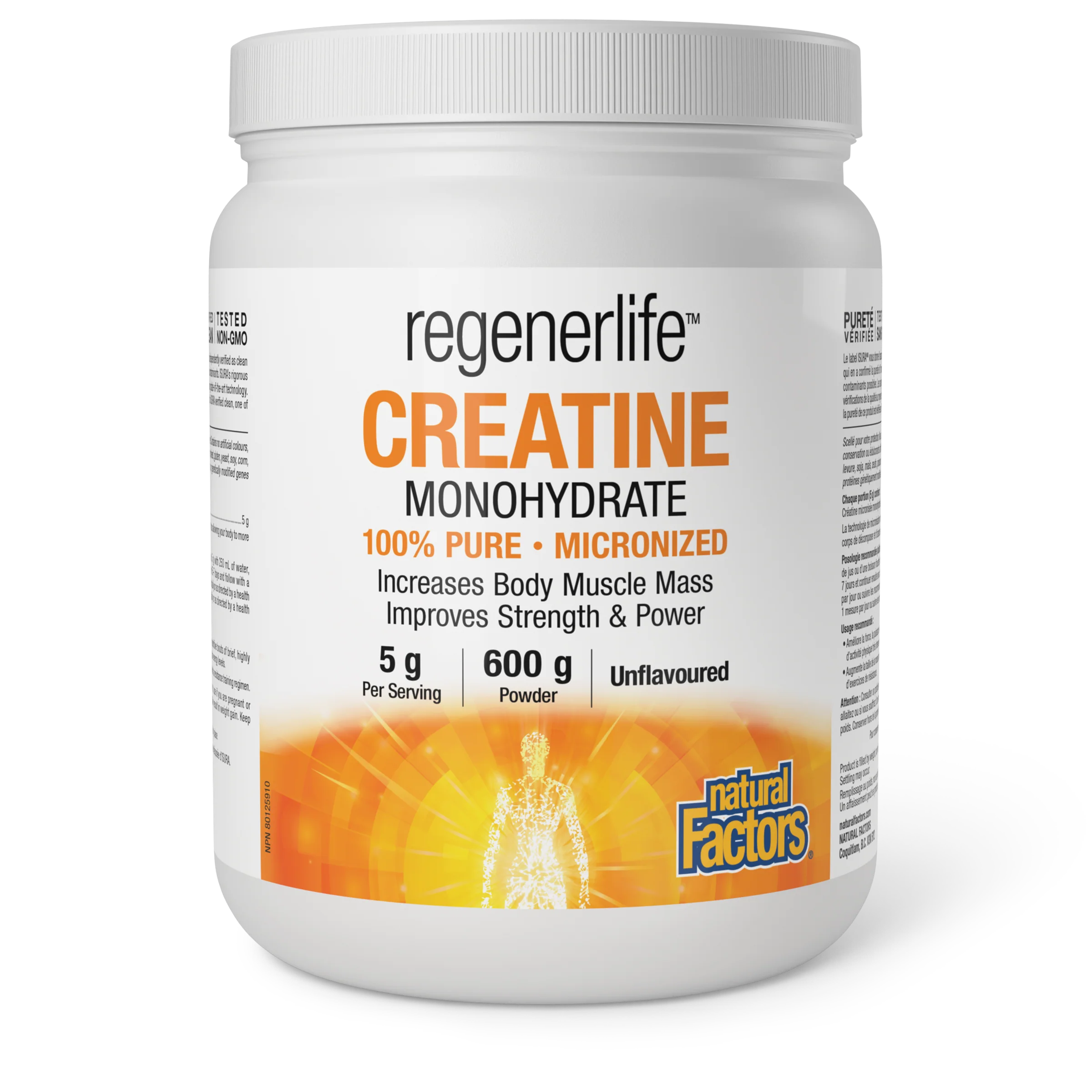 Natural Factors - RegenerLife Creatine - Image 2
