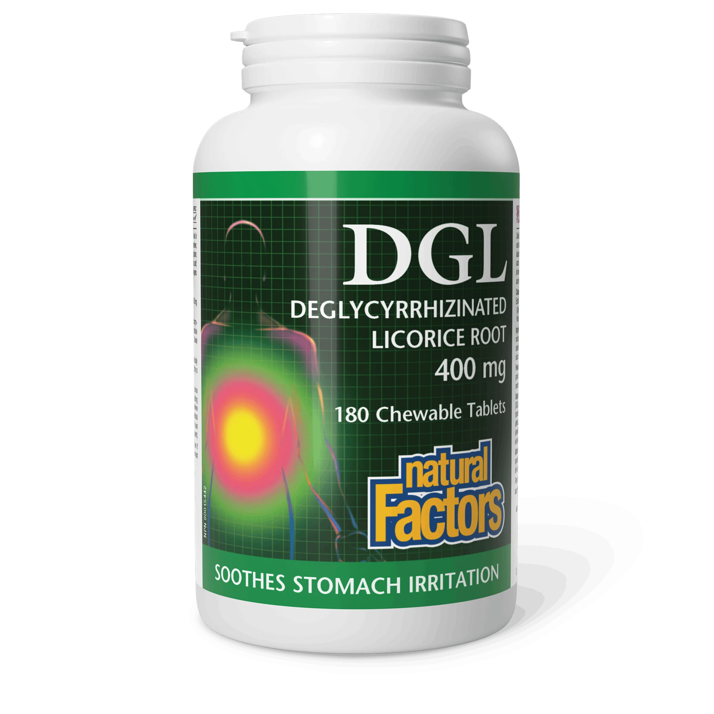 Natural Factors - DGL - 400 mg - Image 2