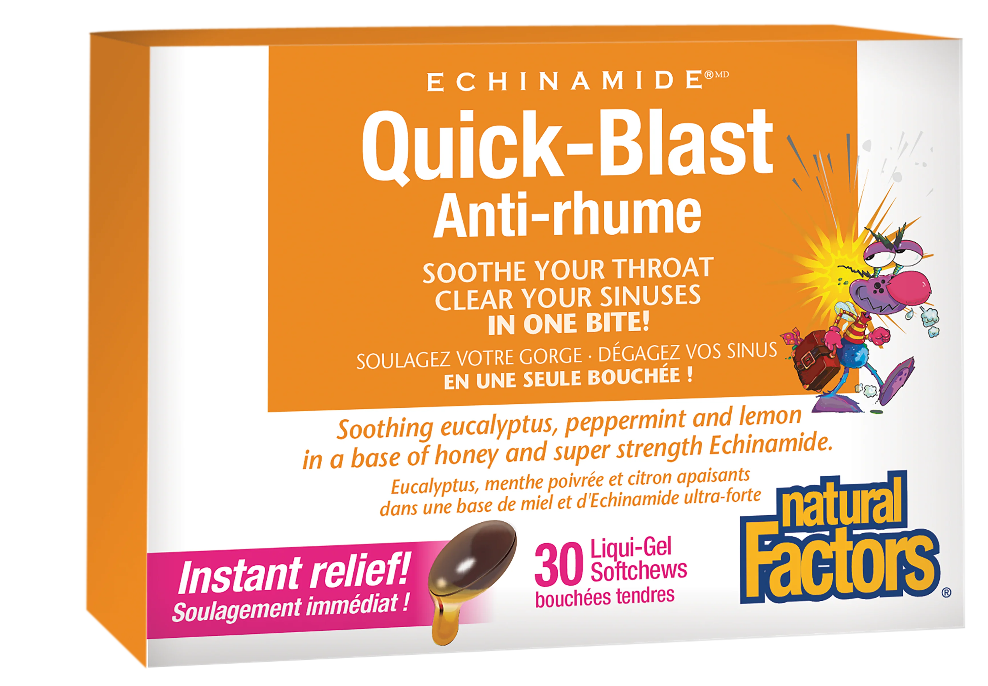Natural Factors - Echinamide Quick-Blast - Image 2