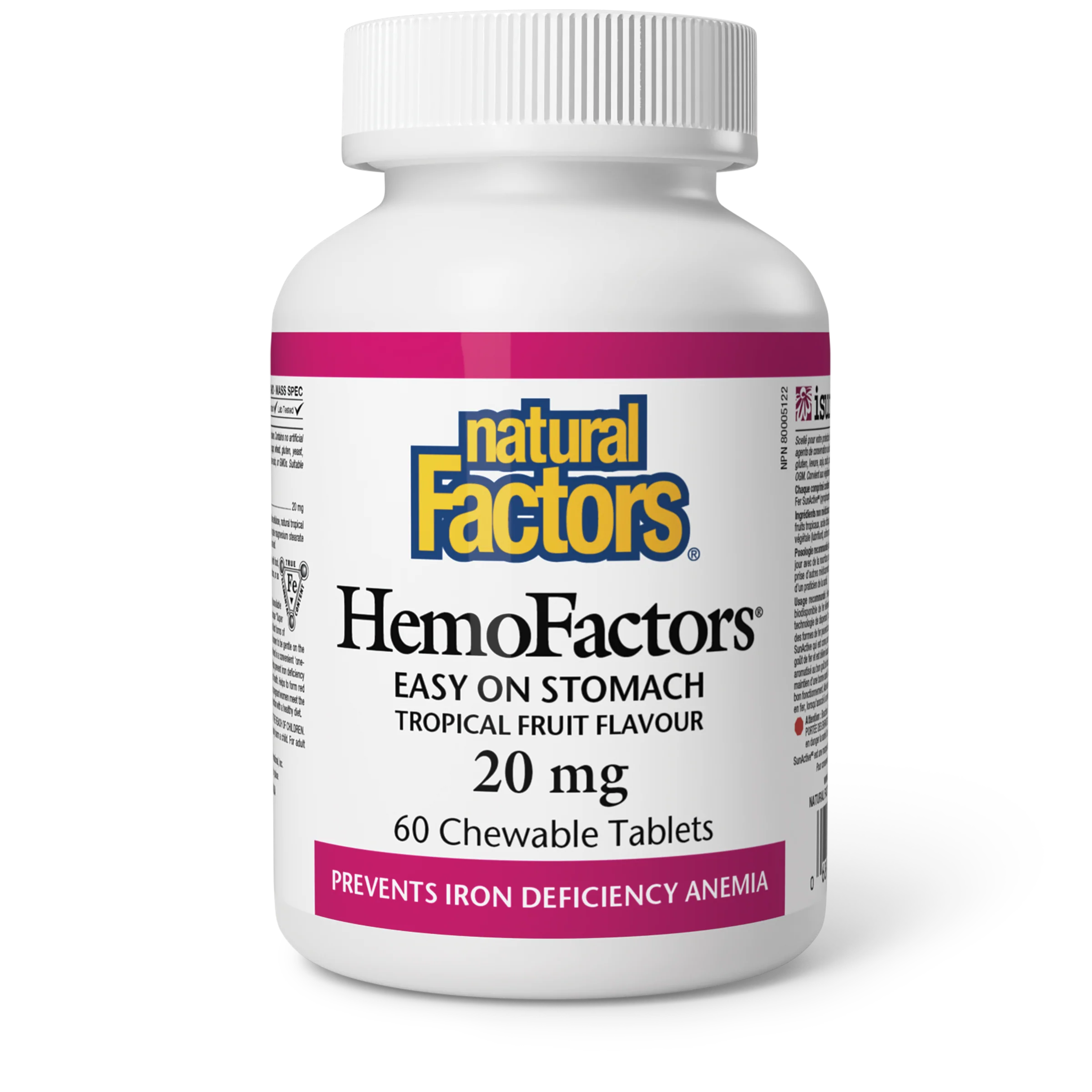 Natural Factors - HemoFactors - 20 mg - Image 2