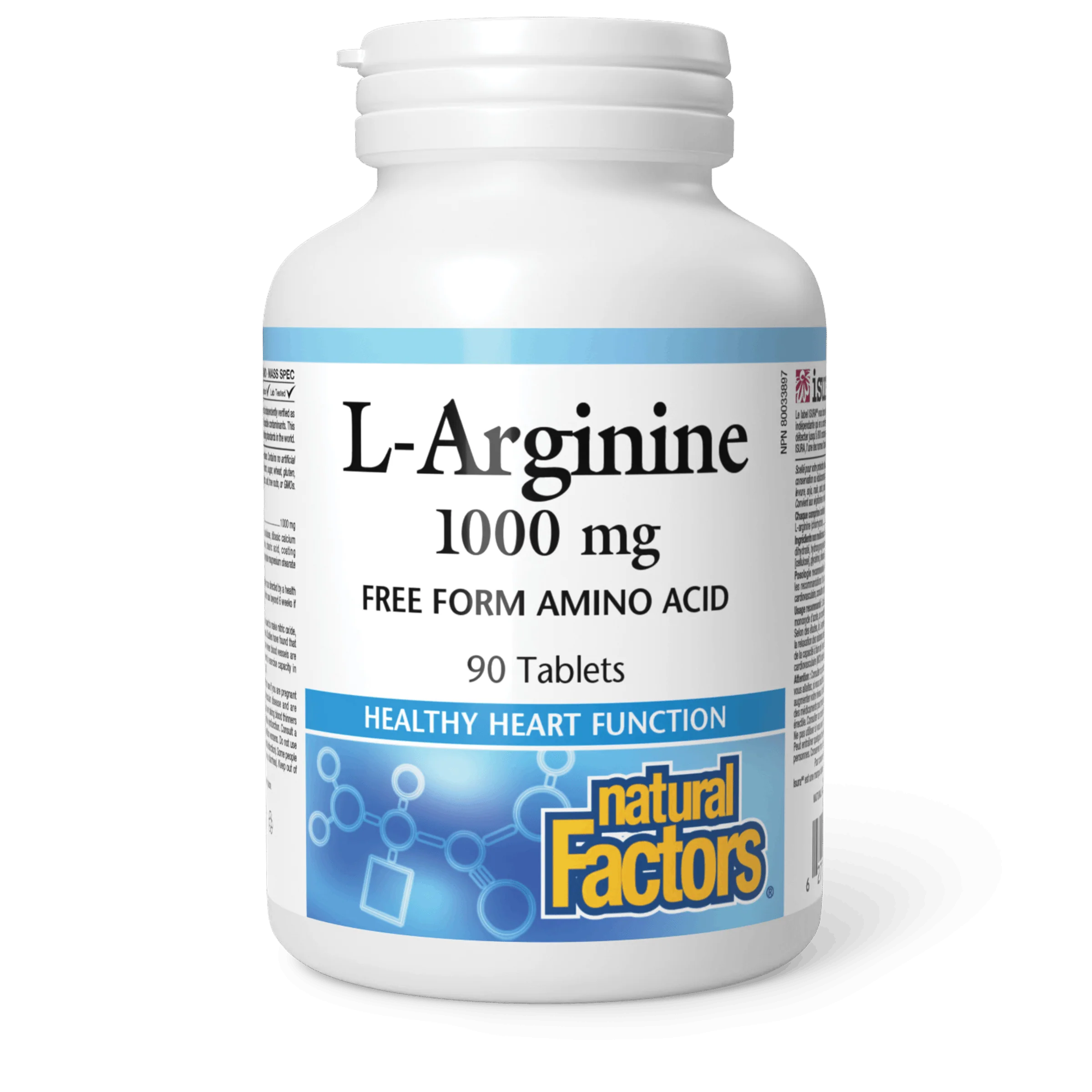 Natural Factors - L-Arginine - 1000 mg - Image 2
