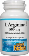Natural Factors - L-Arginine - 500 mg