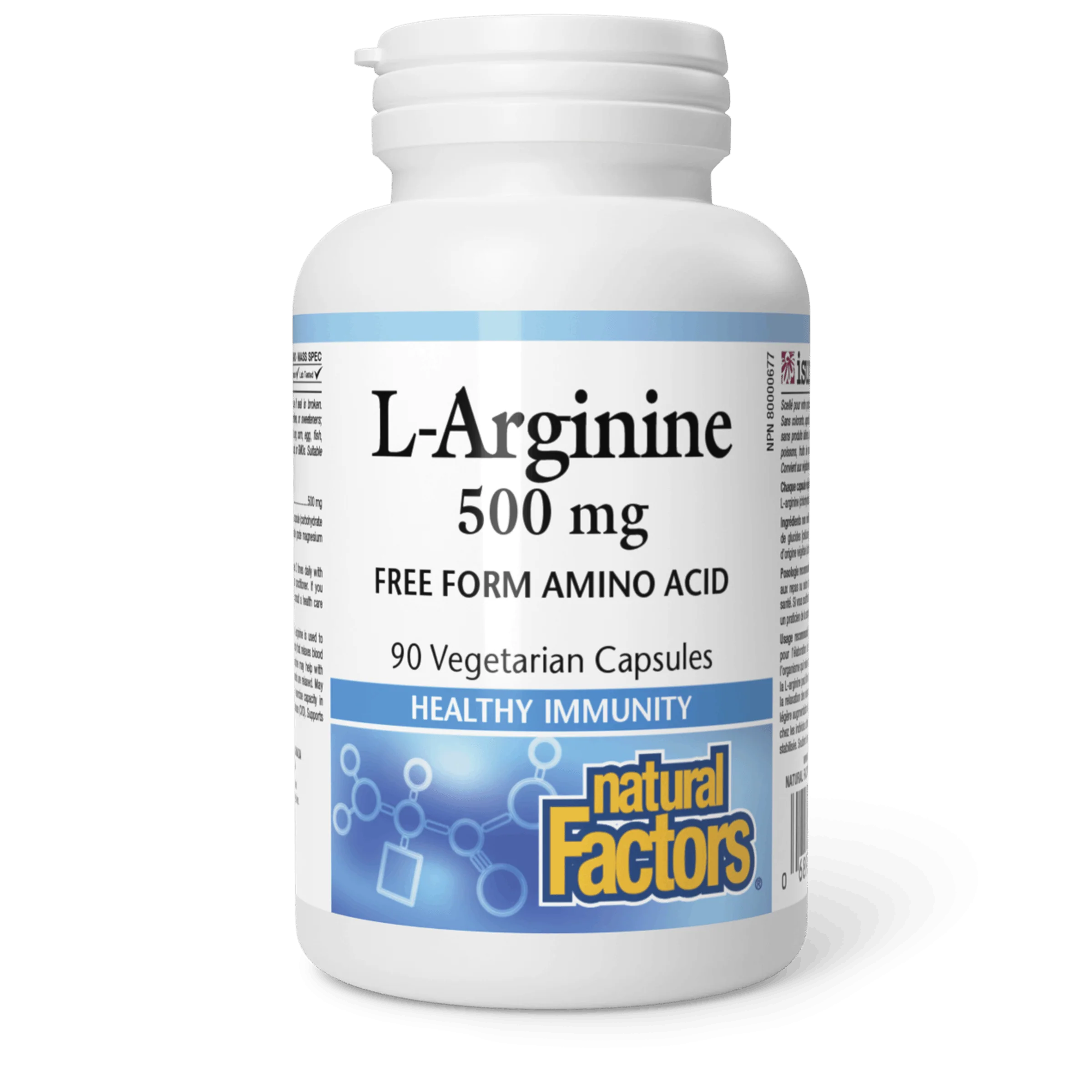 Natural Factors - L-Arginine - 500 mg - Image 2