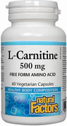 Natural Factors - L-Carnitine - 500 mg