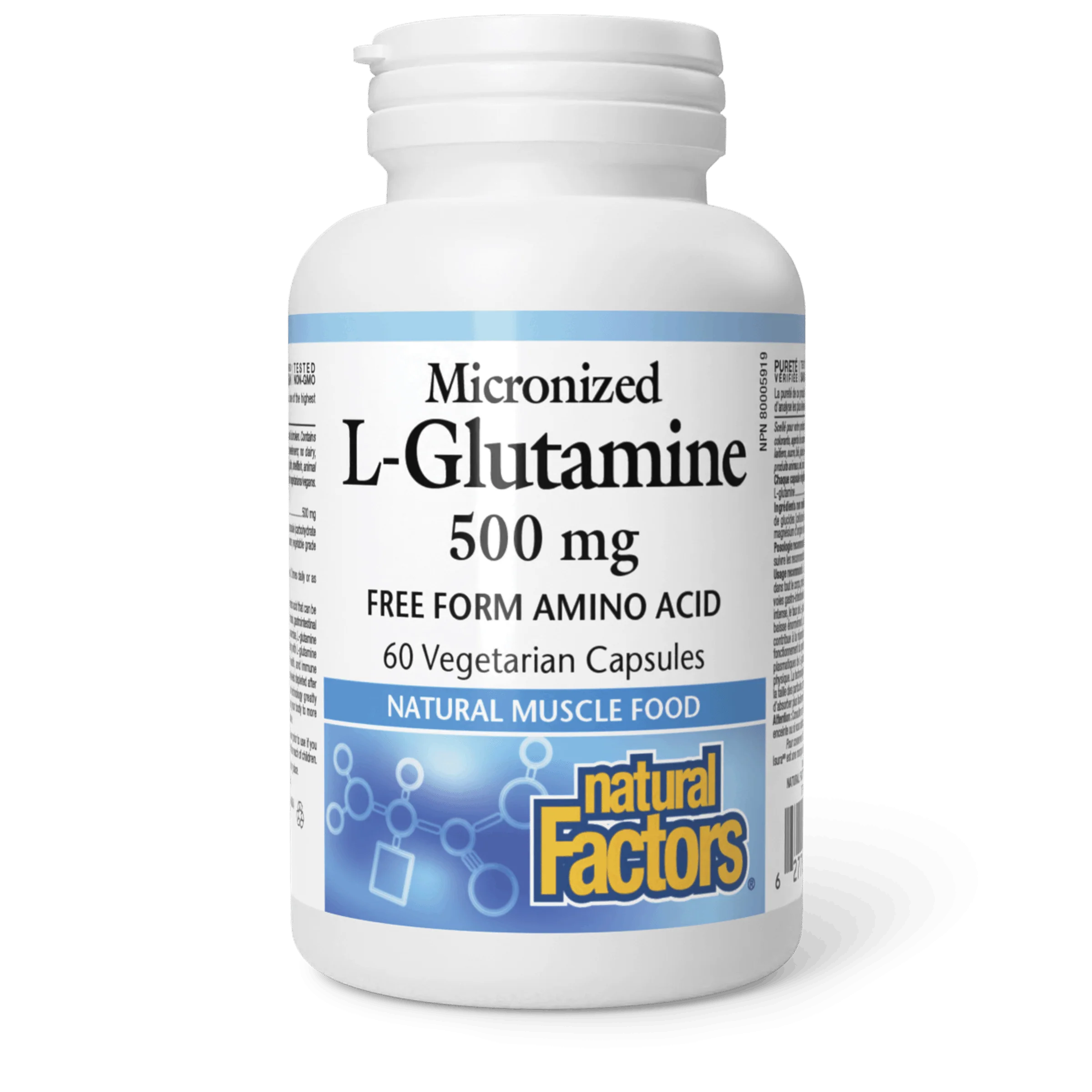 Natural Factors - L-Glutamine - 500 mg