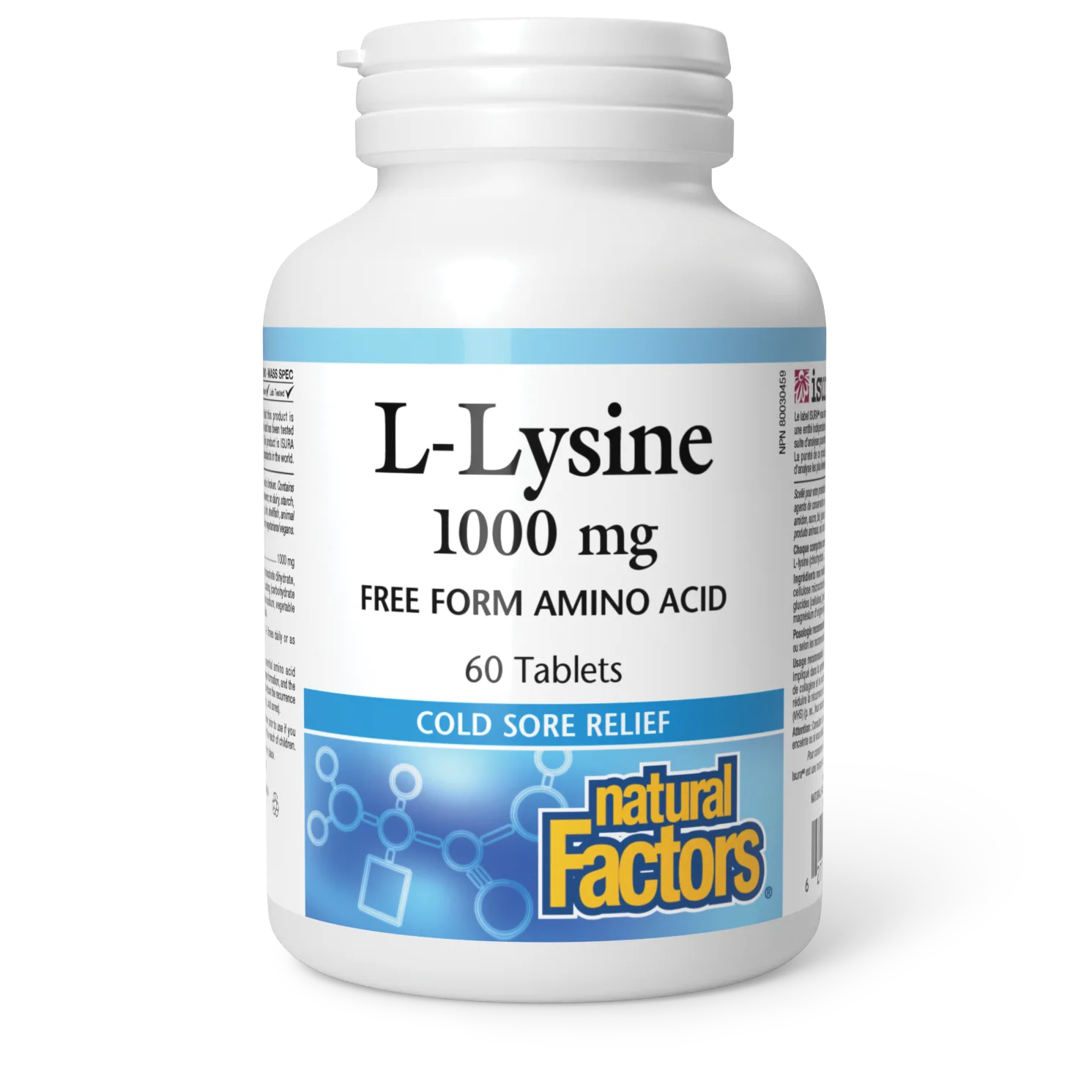 Natural Factors - L-Lysine - 1000 mg - Image 2