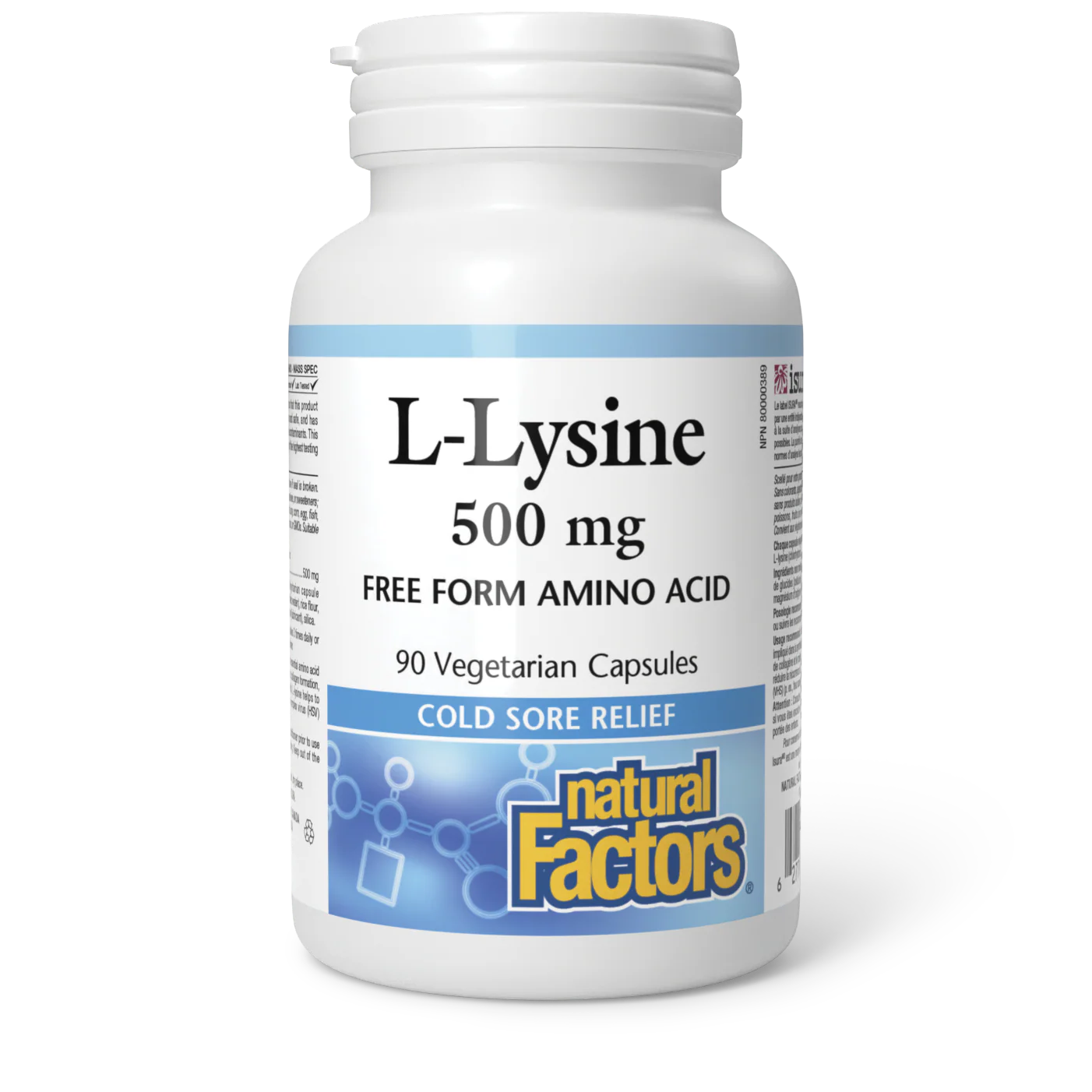 Natural Factors - L-Lysine - 500 mg - Image 2