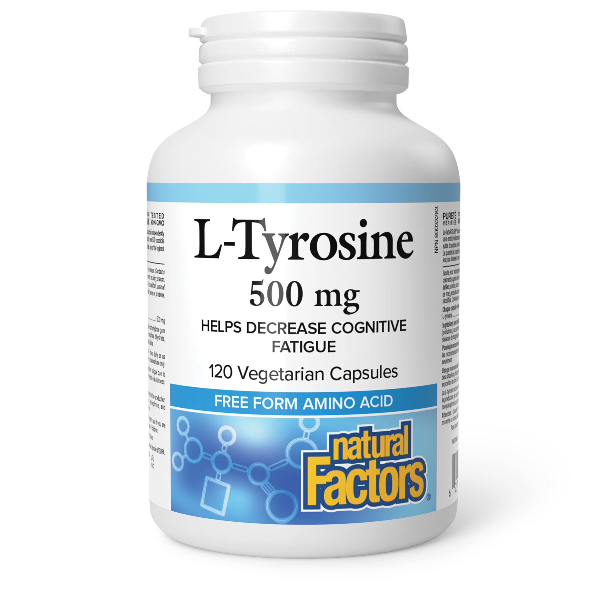 Natural Factors - L-Tyrosine - 500 mg - Image 2