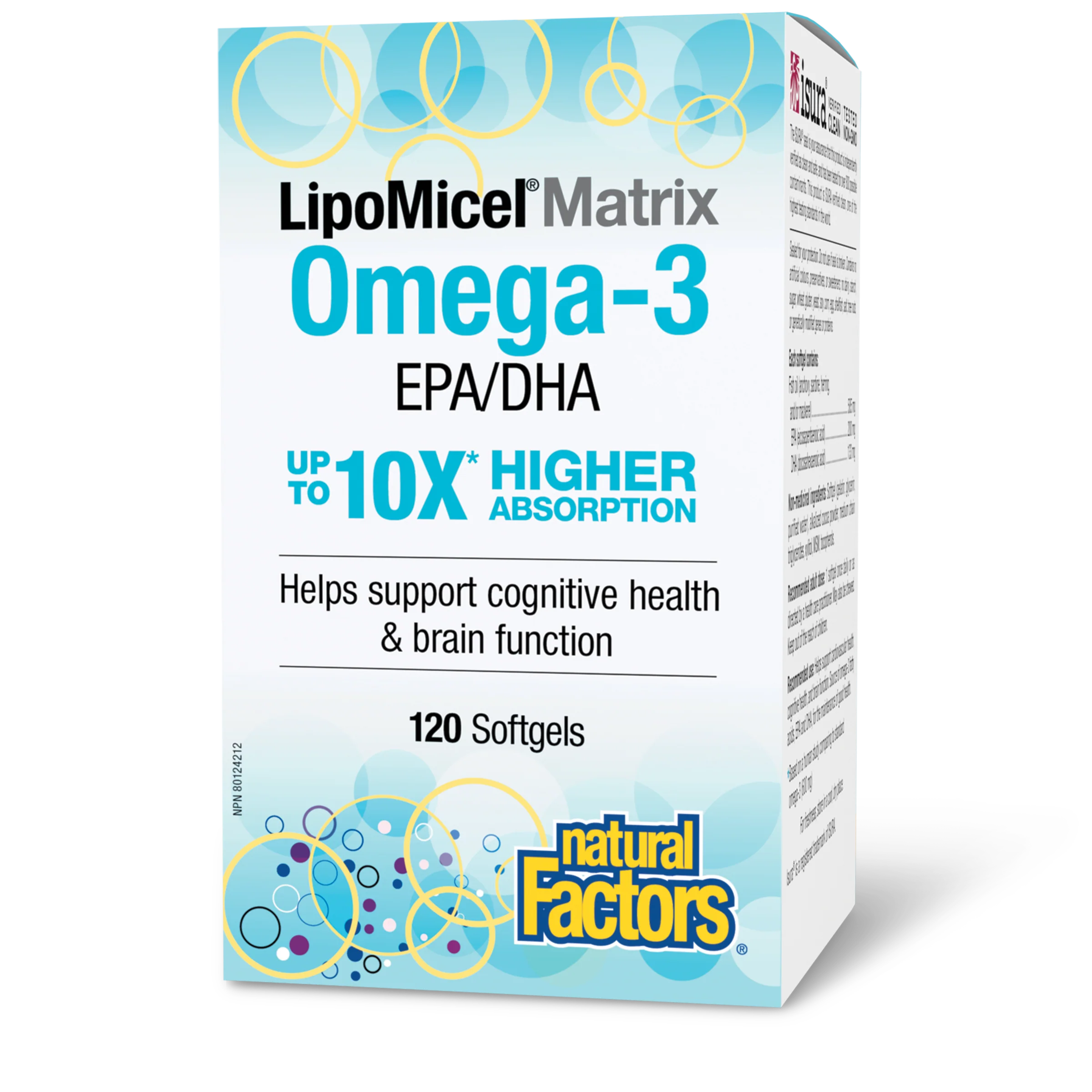 Natural Factors - LipoMicel Matrix Omega-3 - Image 2