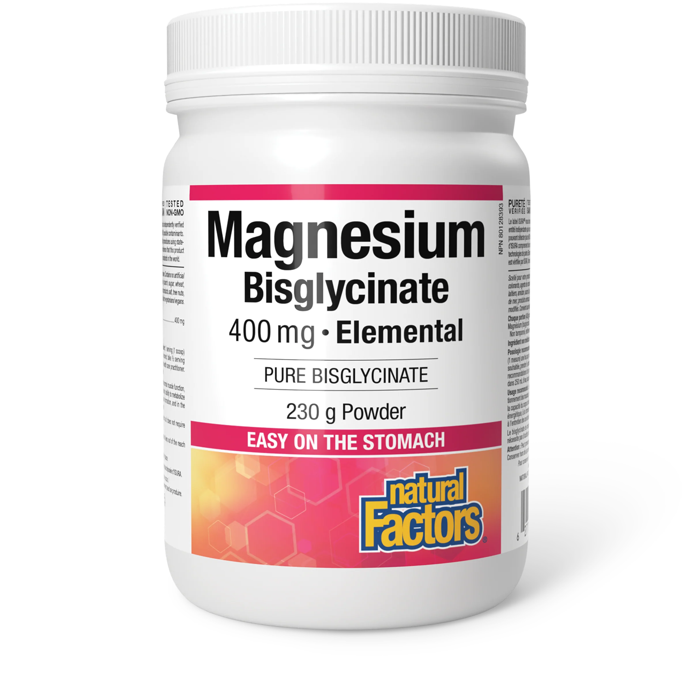 Natural Factors - Magnesium Bisglycinate Elemental 400mg