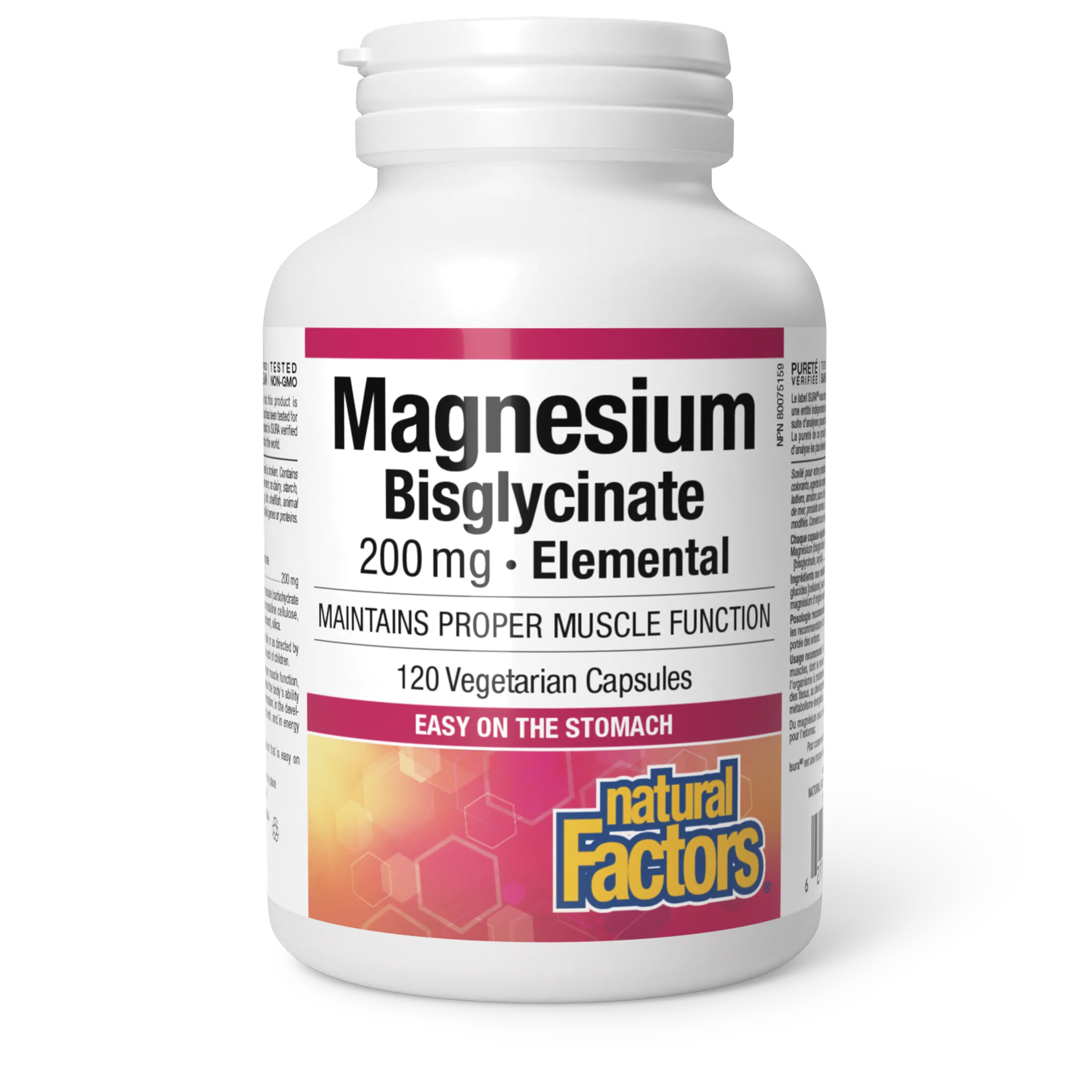 Natural Factors - Magnesium Bisglycinate Elemental - 200 mg - Image 2