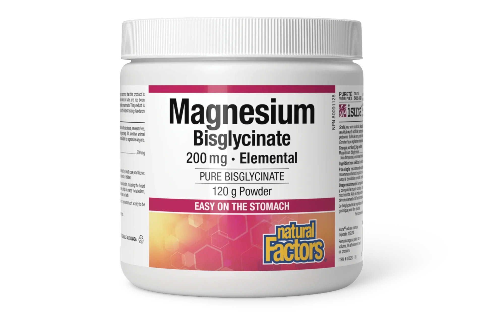 Natural Factors - Magnesium Bisglycinate Elemental - 200 mg - Image 4