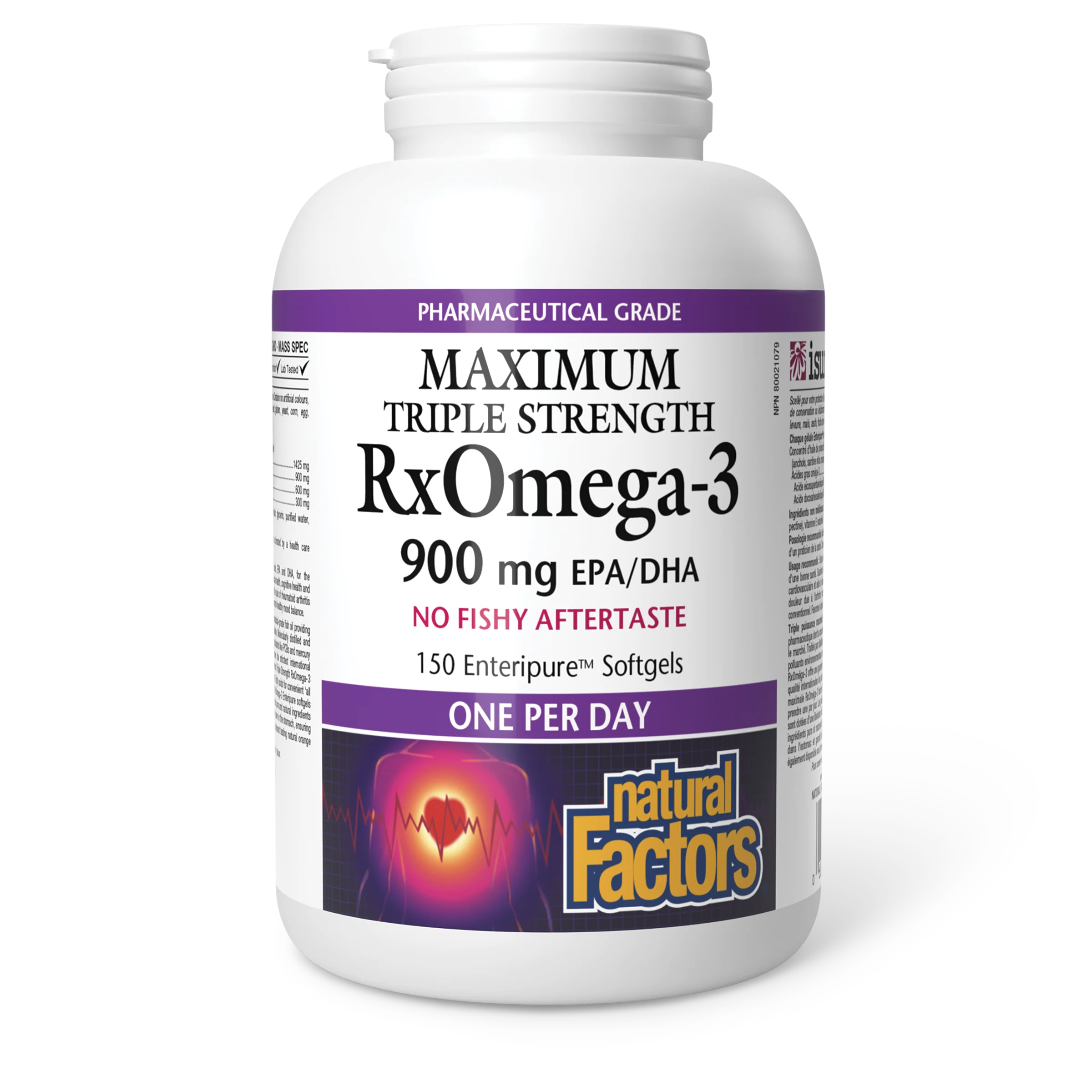 Natural Factors - Maximum Triple Strength RxOmega-3 900mg