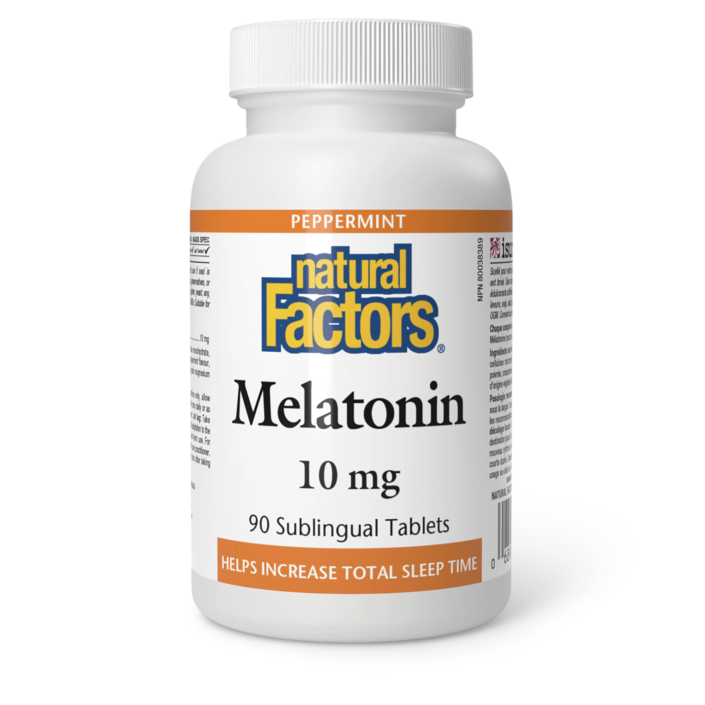 Natural Factors - Melatonin - 10 mg - Image 3