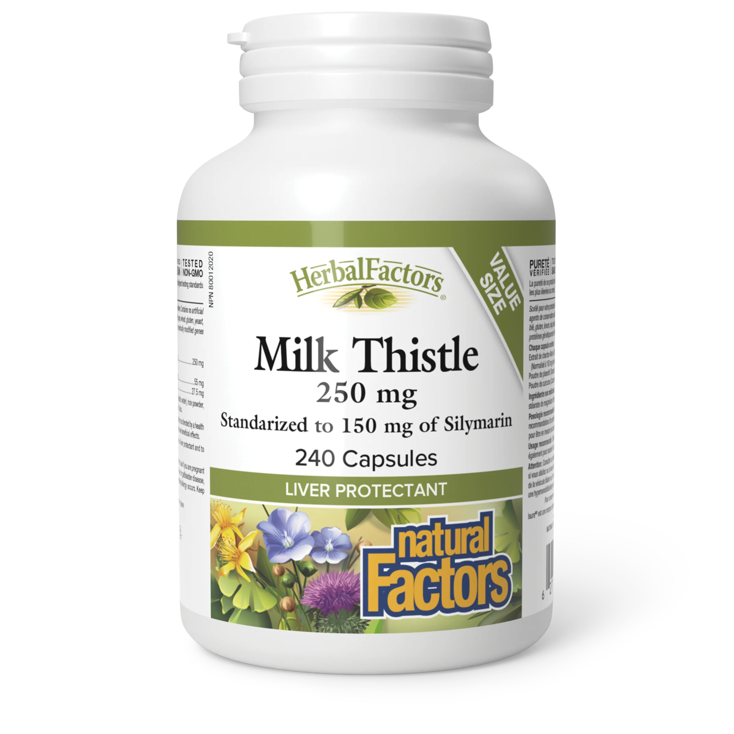 Natural Factors - Milk Thistle 250mg - Image 2