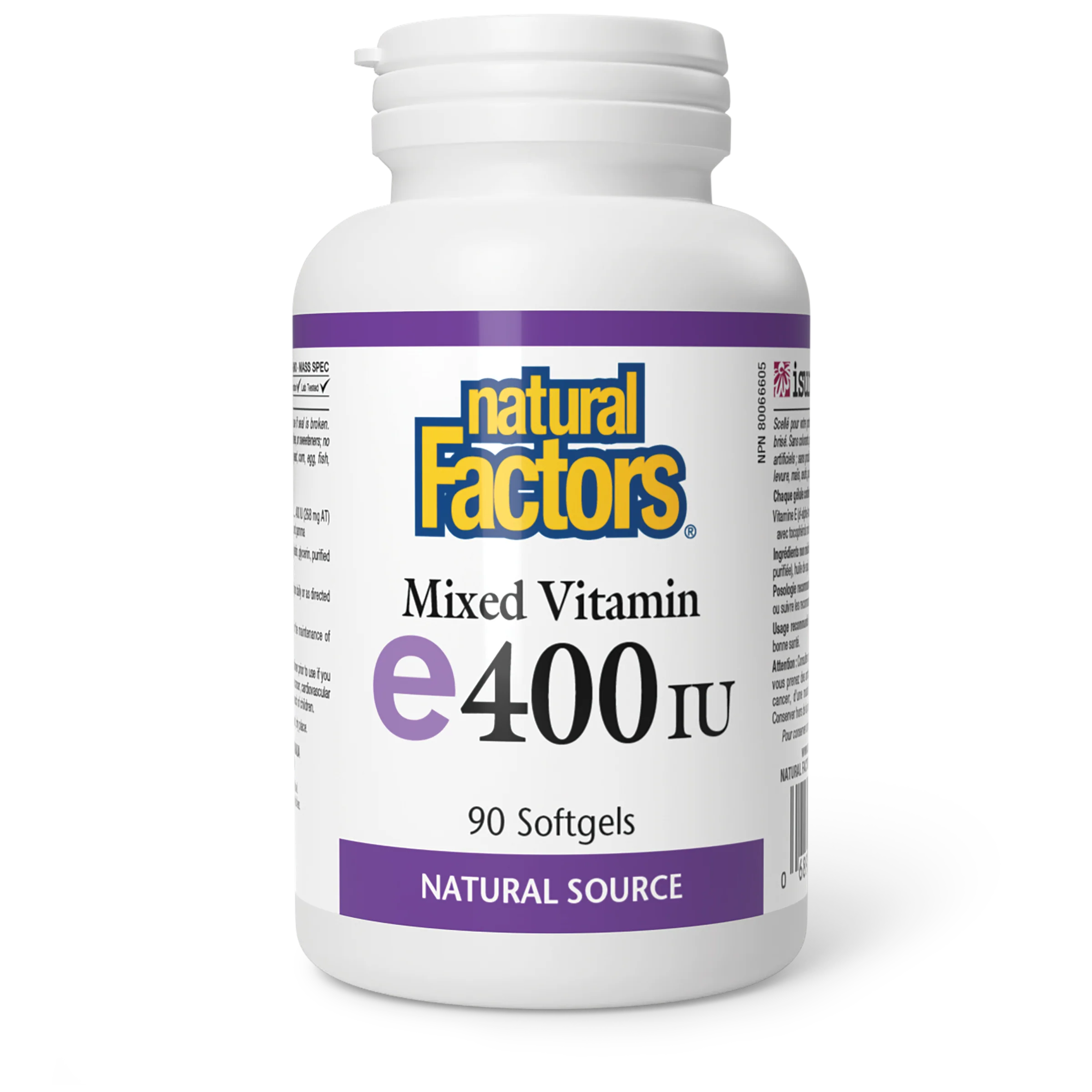 Natural Factors - Mixed Vitamin E 400 IU