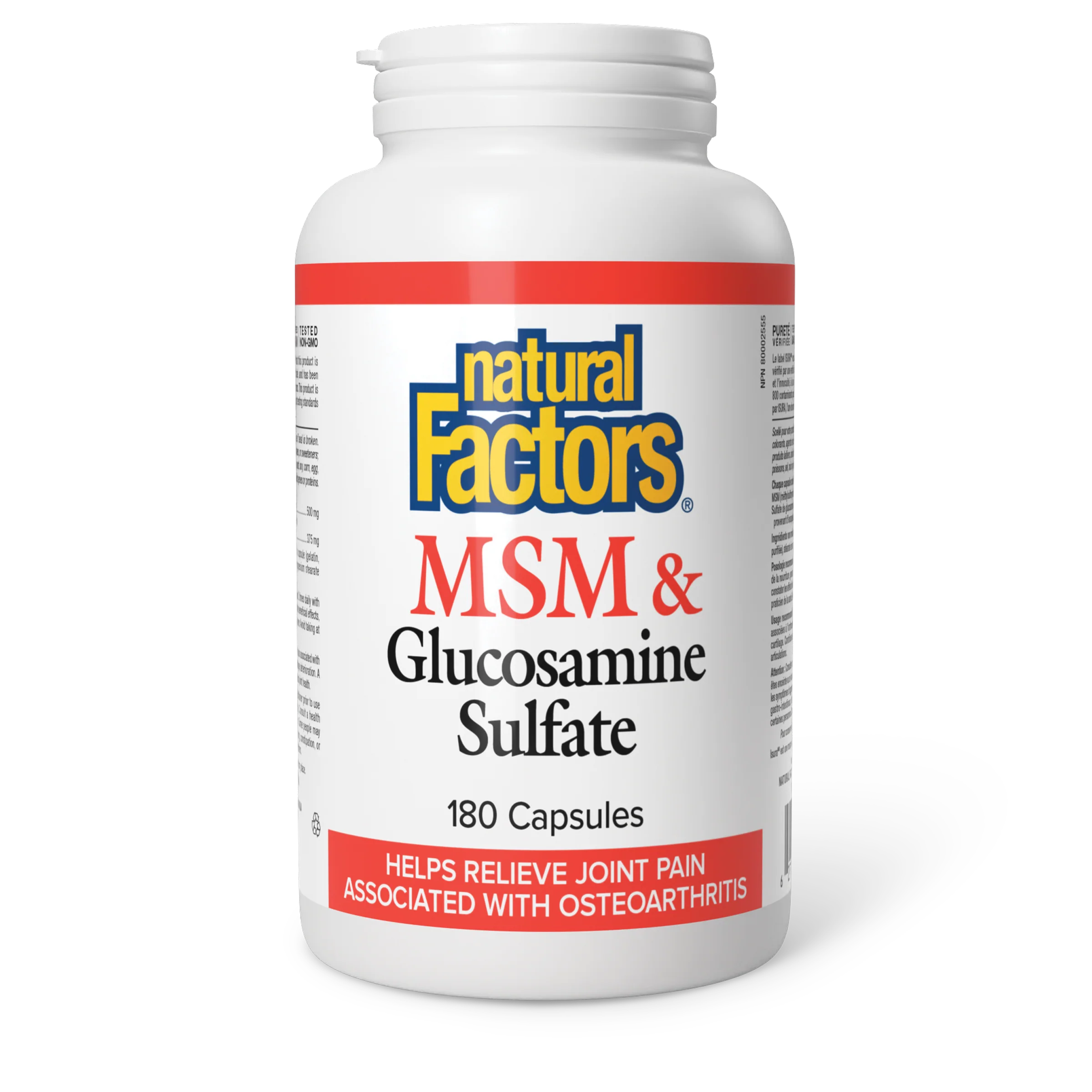 Natural Factors - MSM & Glucosamine Sulfate - Image 2
